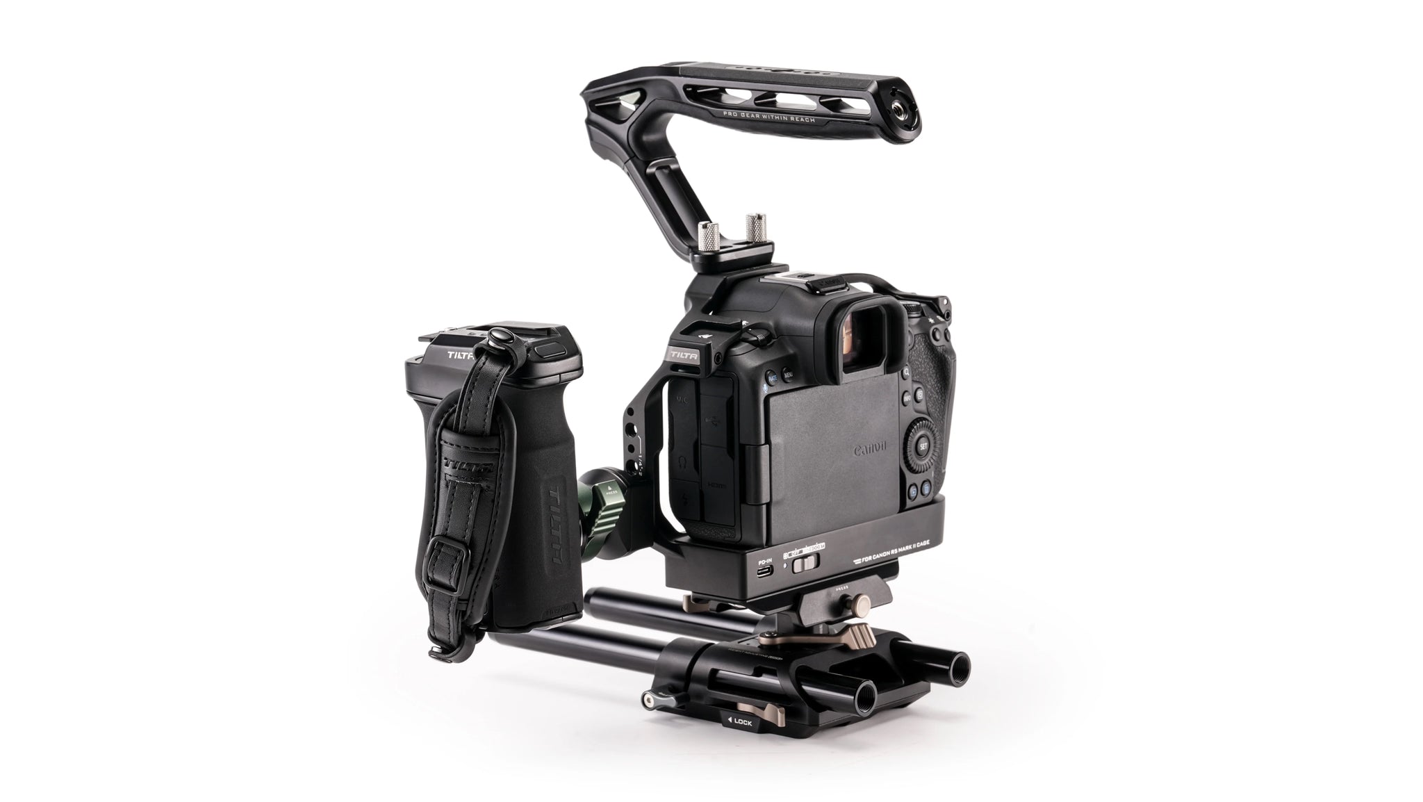 Support de caméra avec système de refroidissement pour Canon R5 Mark II Advanced Kit – Noir