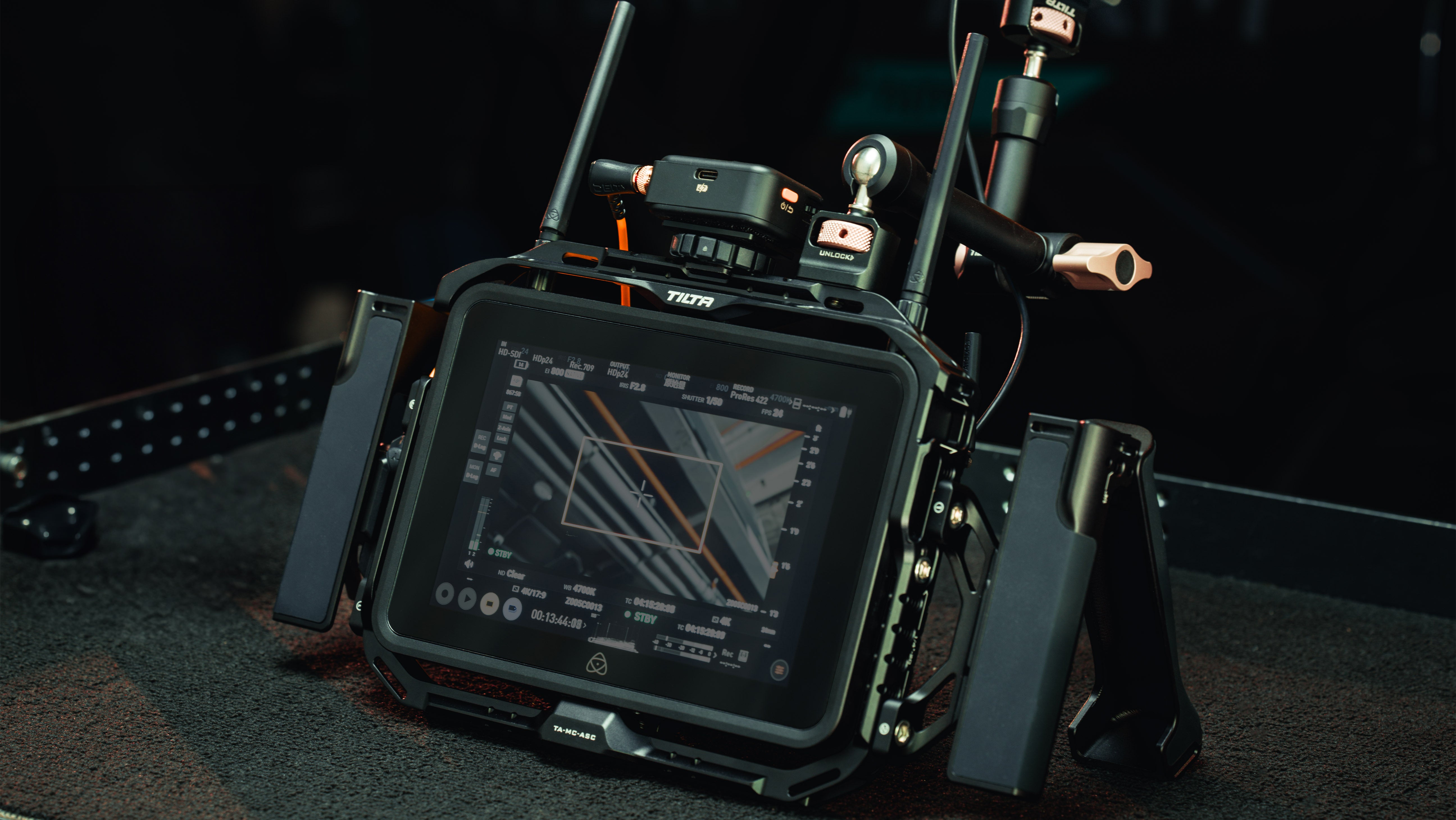 Jaula para monitor Atomos Shogun Connect portátil – Negro