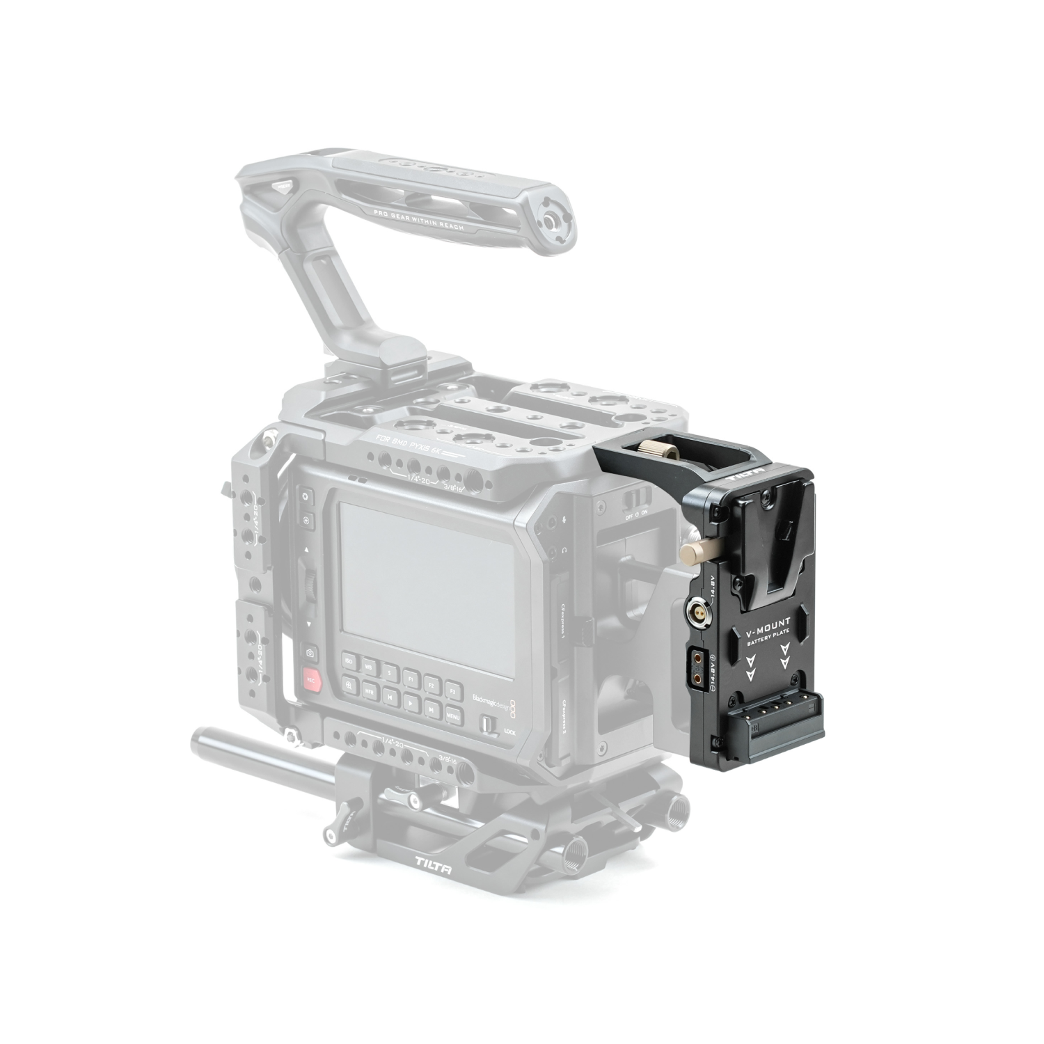 Placa de batería para Blackmagic PYXIS 6K/12K