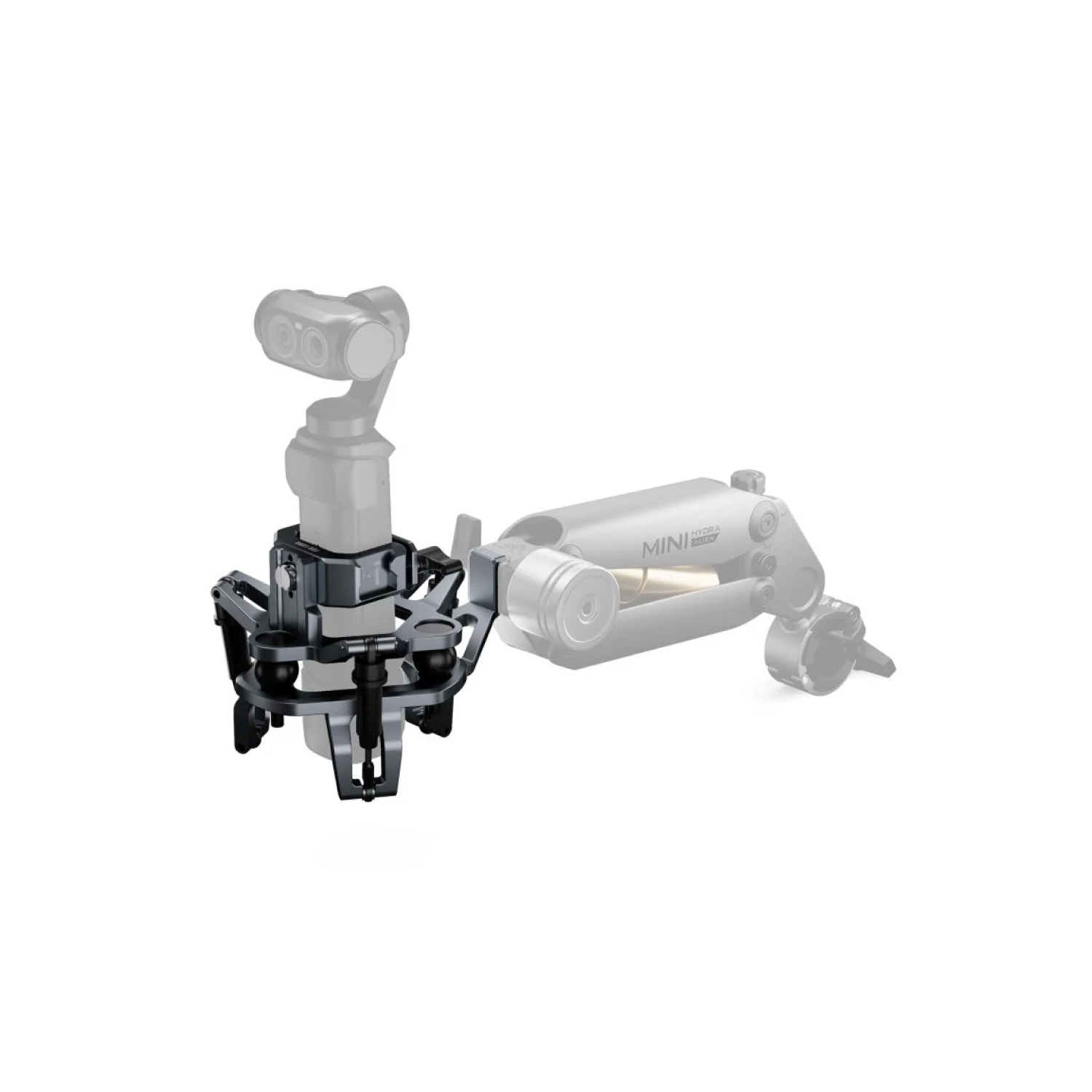 Shock Absorbing Head for Hydra Alien Mini (Luna) – Titanium Gray