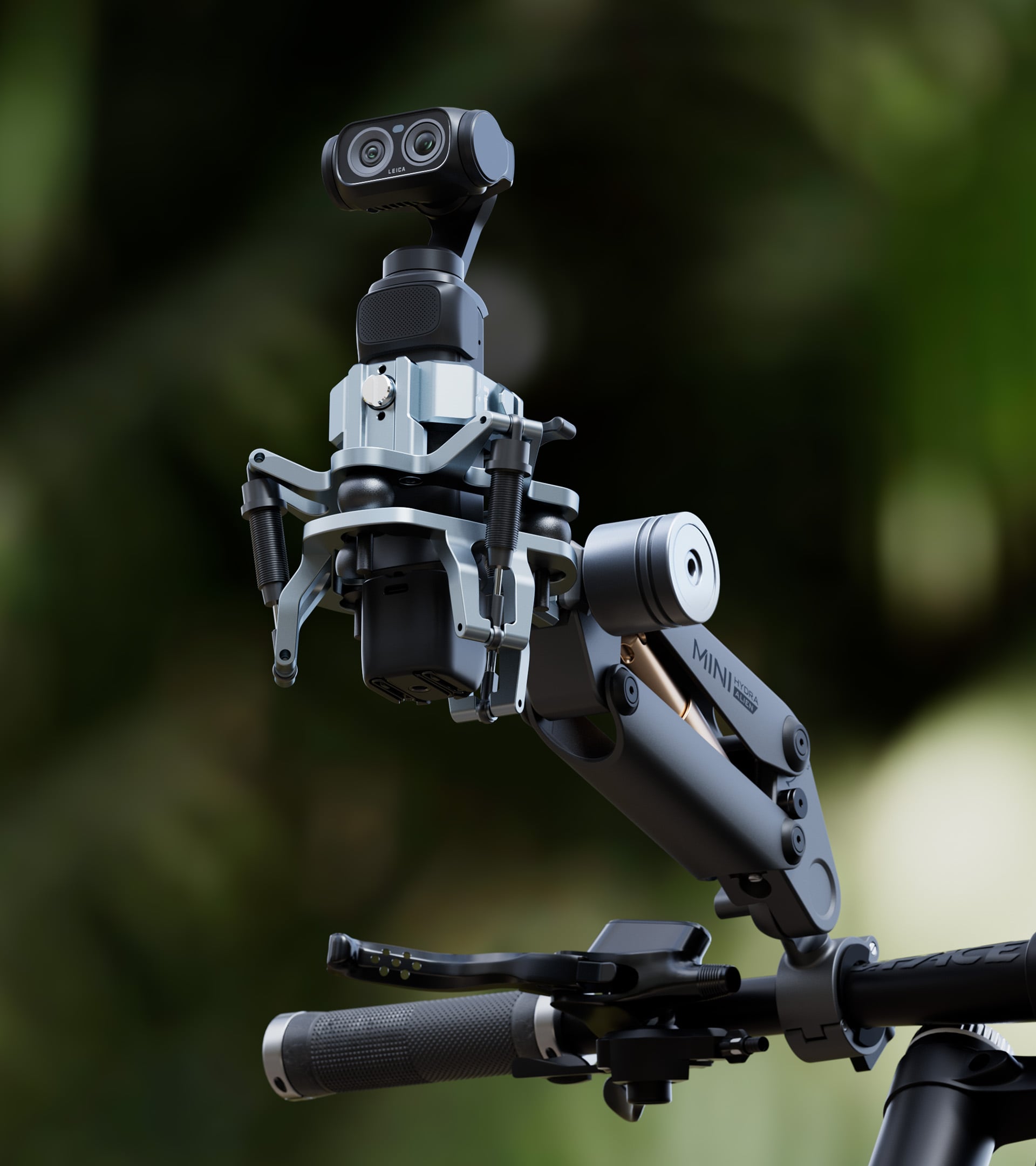 Shock Absorbing Head for Hydra Alien Mini (Luna) – Titanium Gray