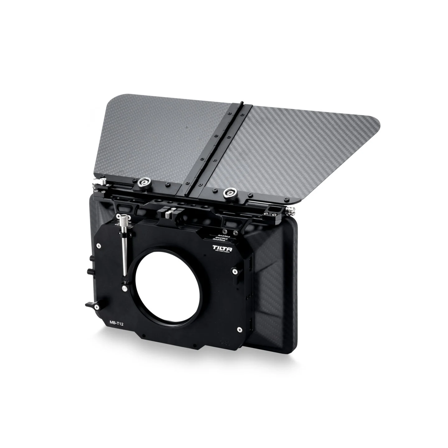 4x5.65 Carbon Fiber Matte Box (Clamp-on) with Single Backing