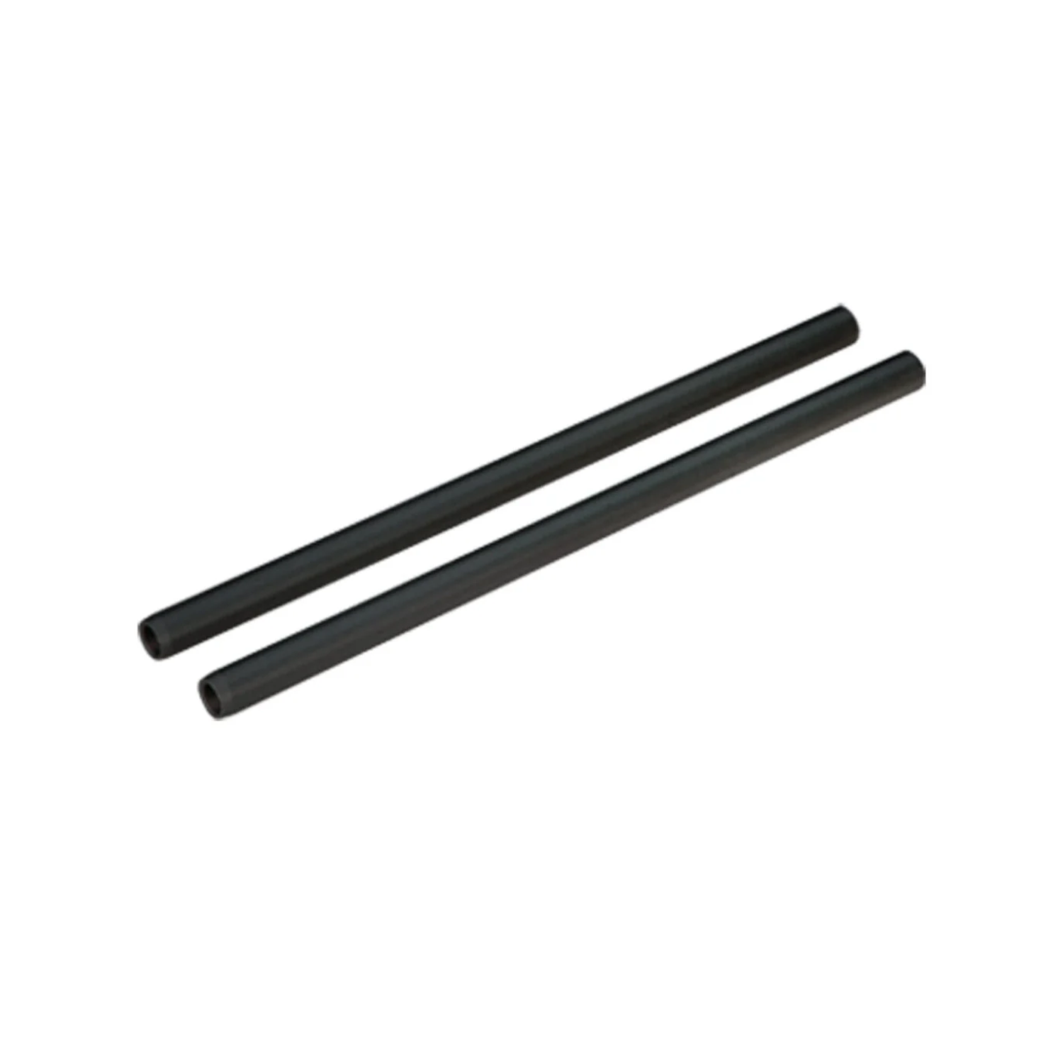 2 x 15mm Aluminum Rod - 200mm Black