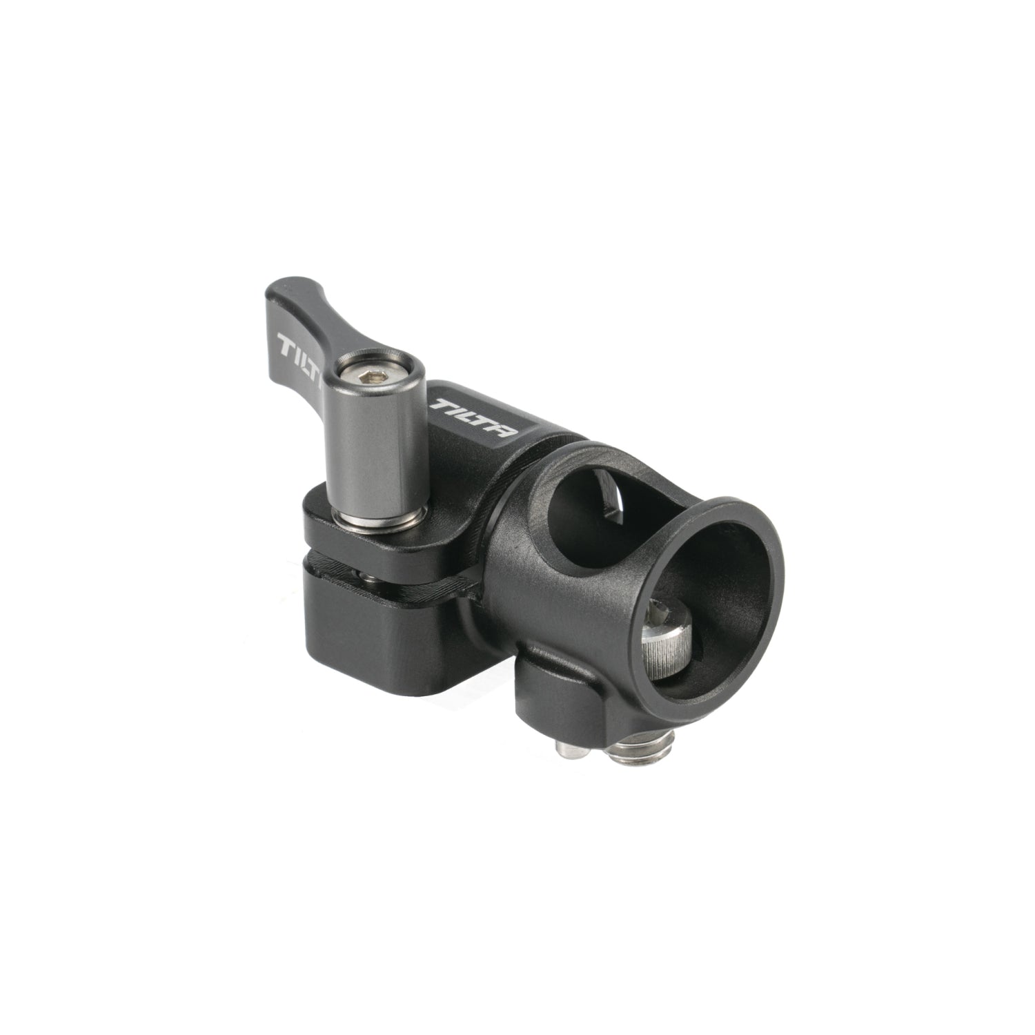 15mm Rod Holder to 1/4"-20 Adapter (Side Mounted) - Black