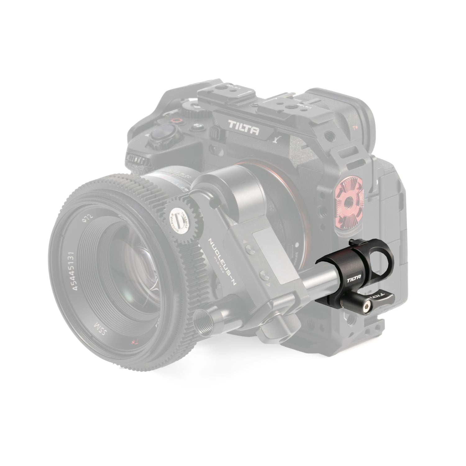 15mm Rod Holder to 1/4"-20 Adapter (Side Mounted) - Black