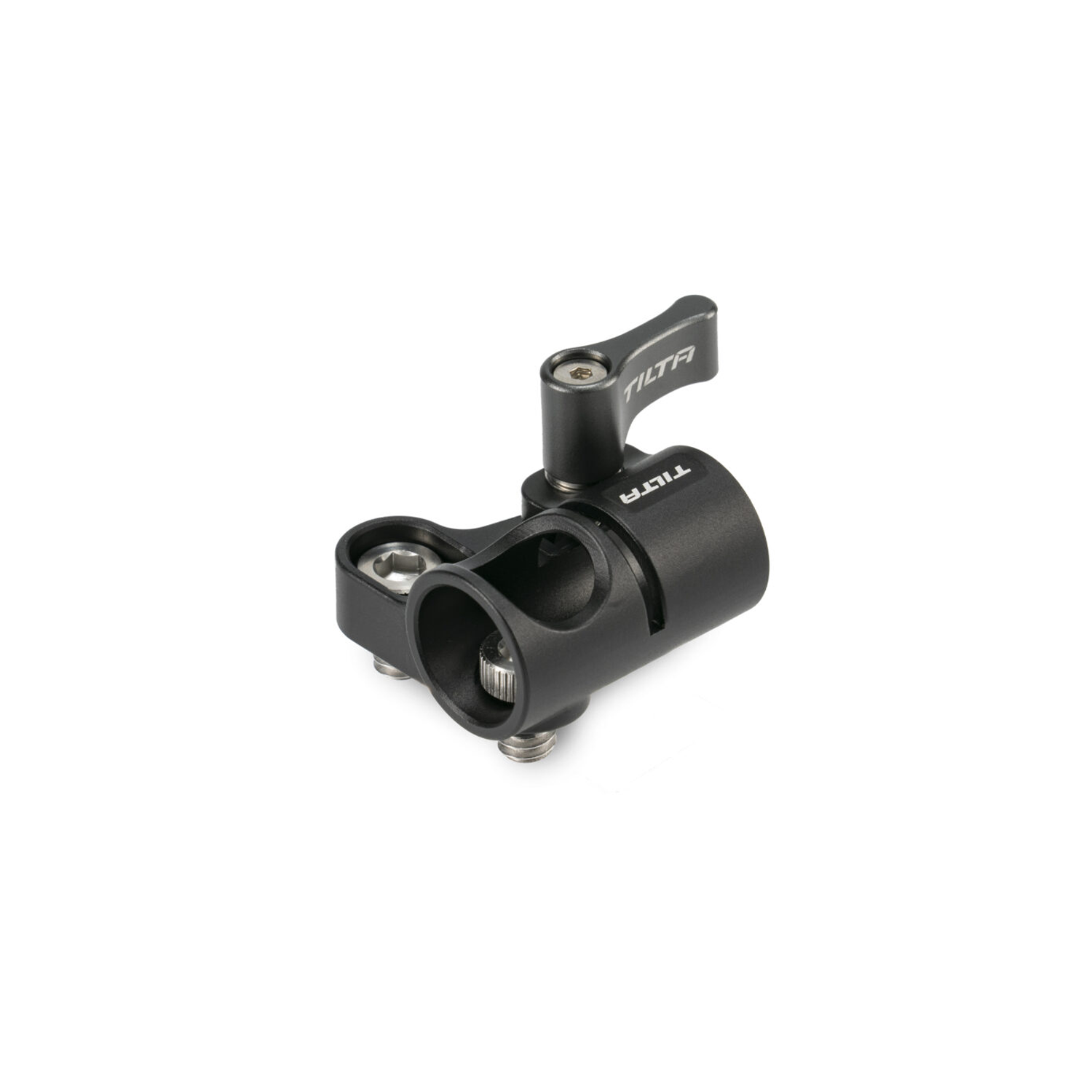 15mm Rod Holder to Dual 1/4"-20 Adapter - Black