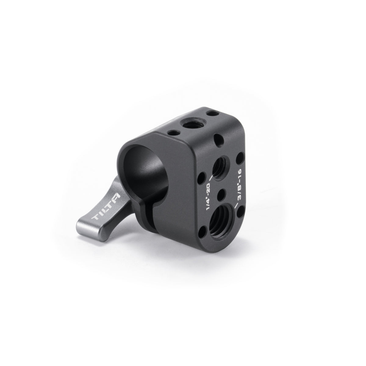 15mm Rod Holder to Mounting Block - Black