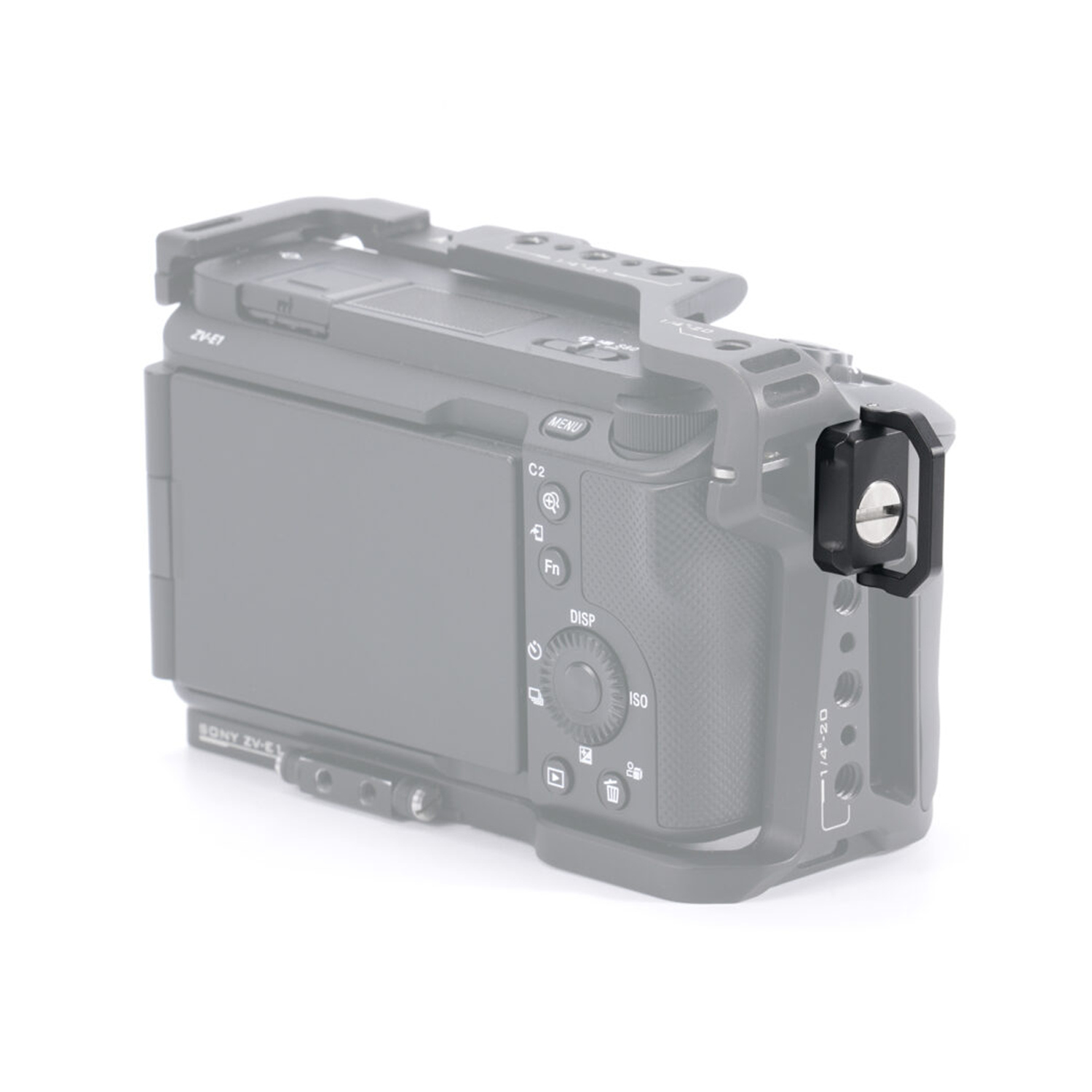 Fixation de sangle d'appareil photo 1/4"-20 - Noire