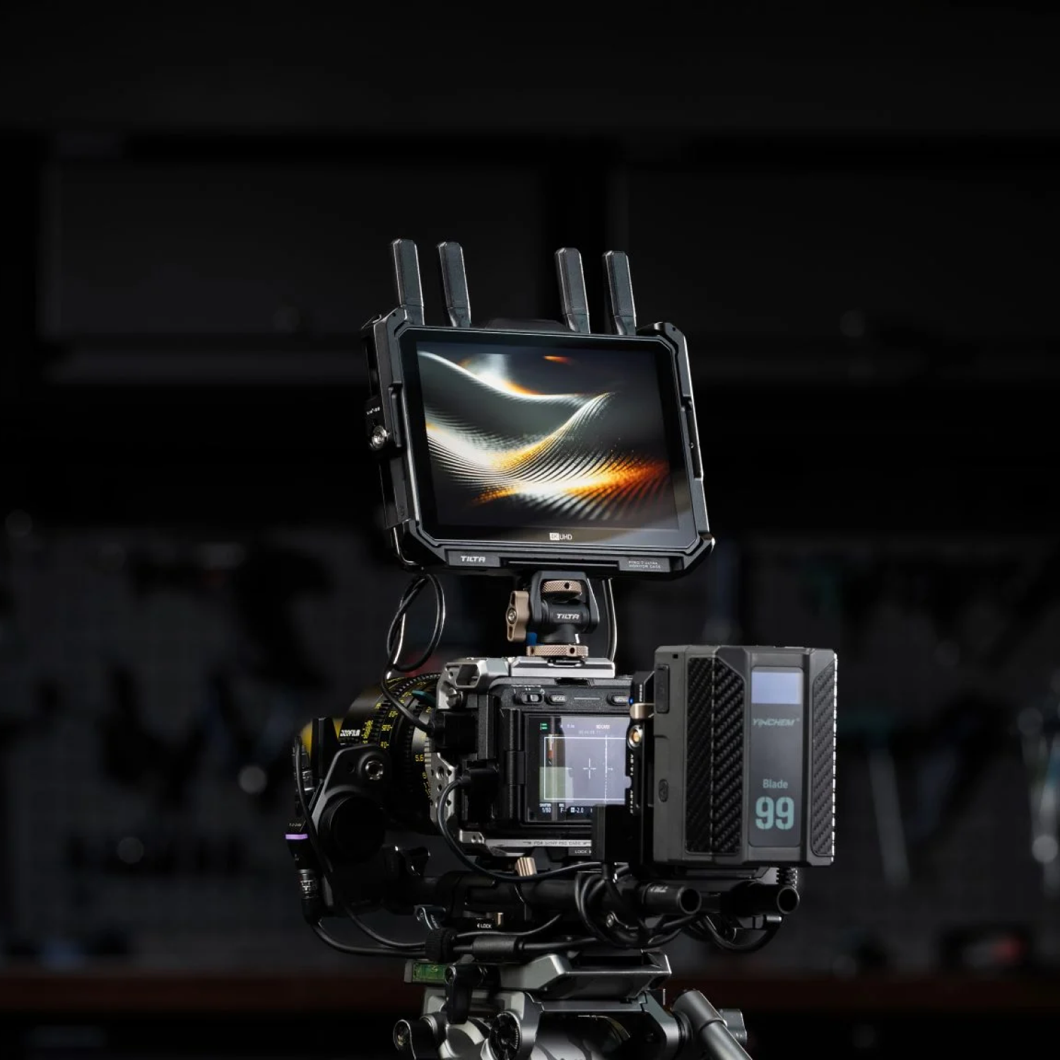 Tilta Monitor Cage for Hollyland Pyro 7 Ultra - Black
