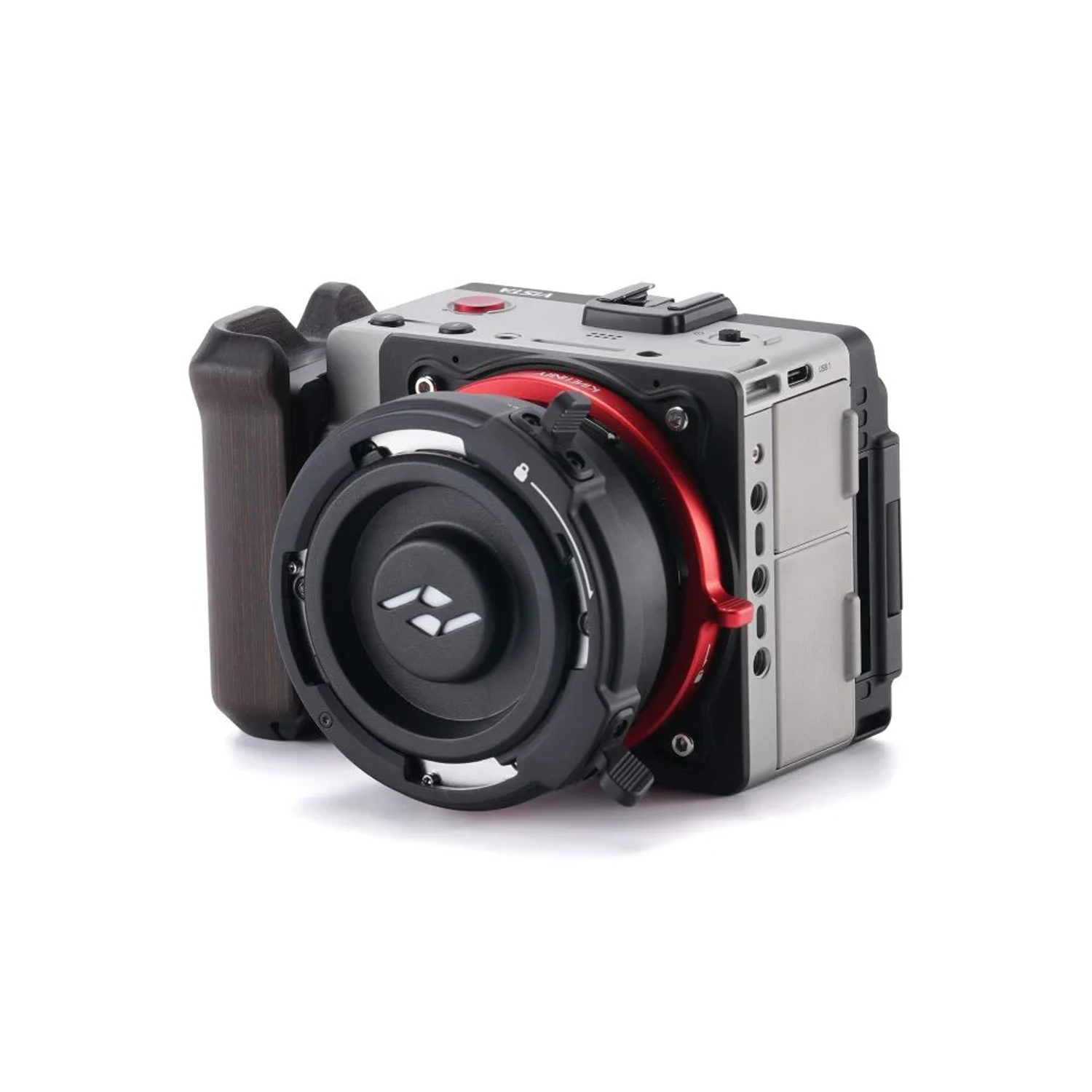 Tilta Wooden Handle Side Plate Kit for Kinefinity Vista – Black