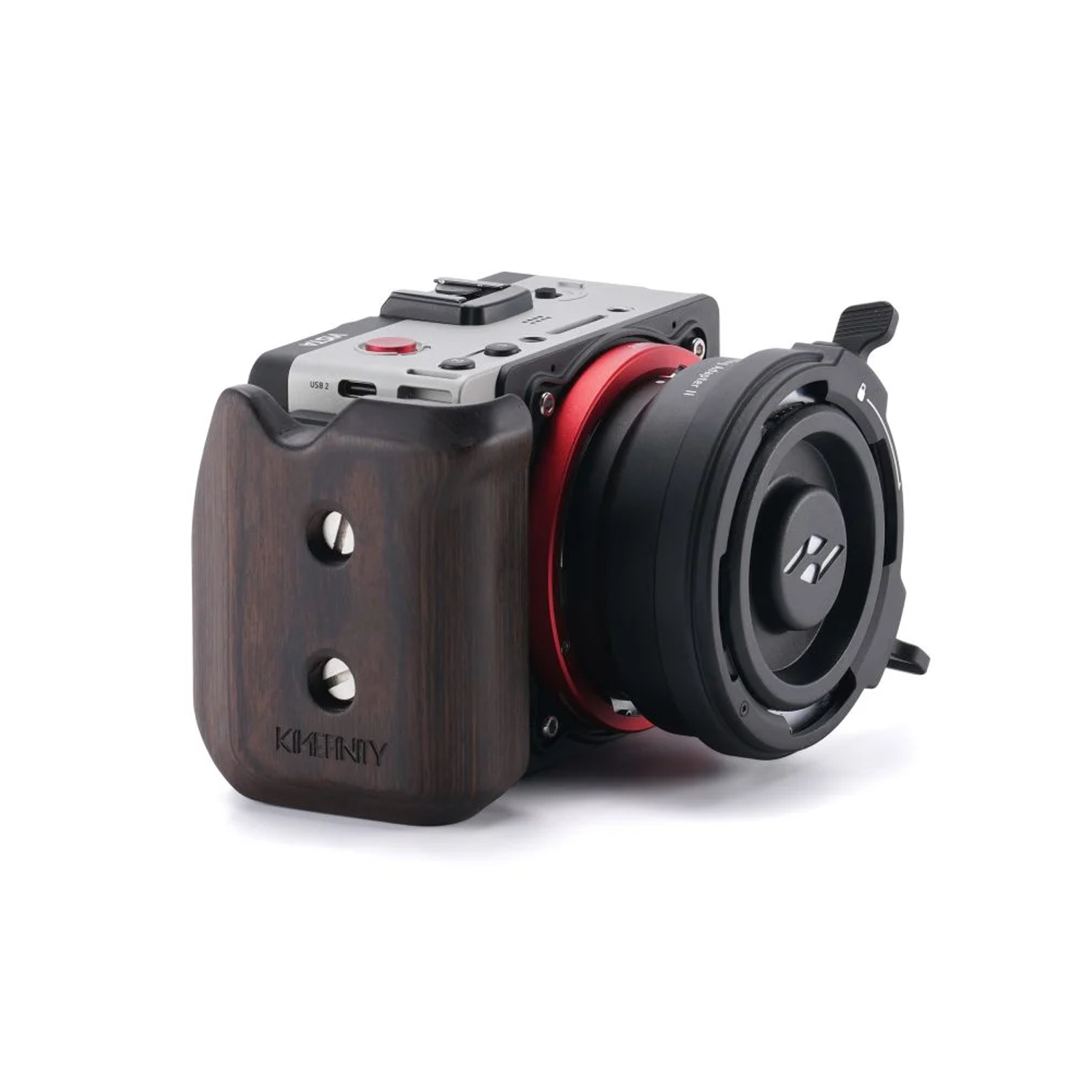 Tilta Wooden Handle Side Plate Kit for Kinefinity Vista – Black
