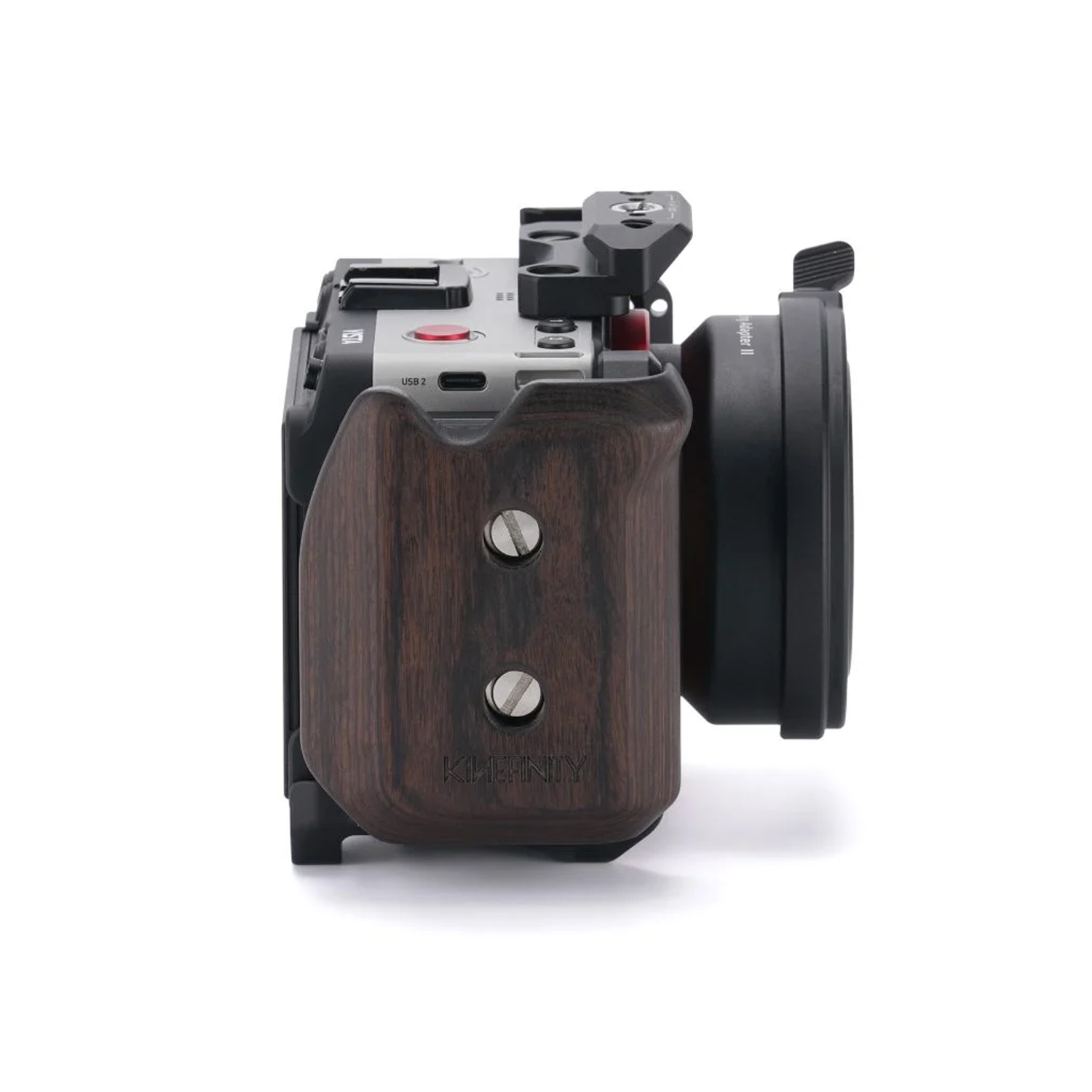 Tilta Wooden Handle Side Plate Kit for Kinefinity Vista – Black