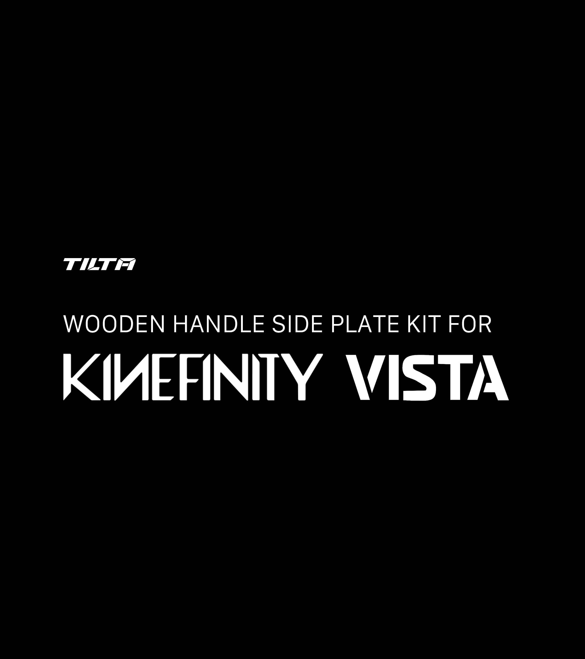 Tilta Wooden Handle Side Plate Kit for Kinefinity Vista – Black feature image