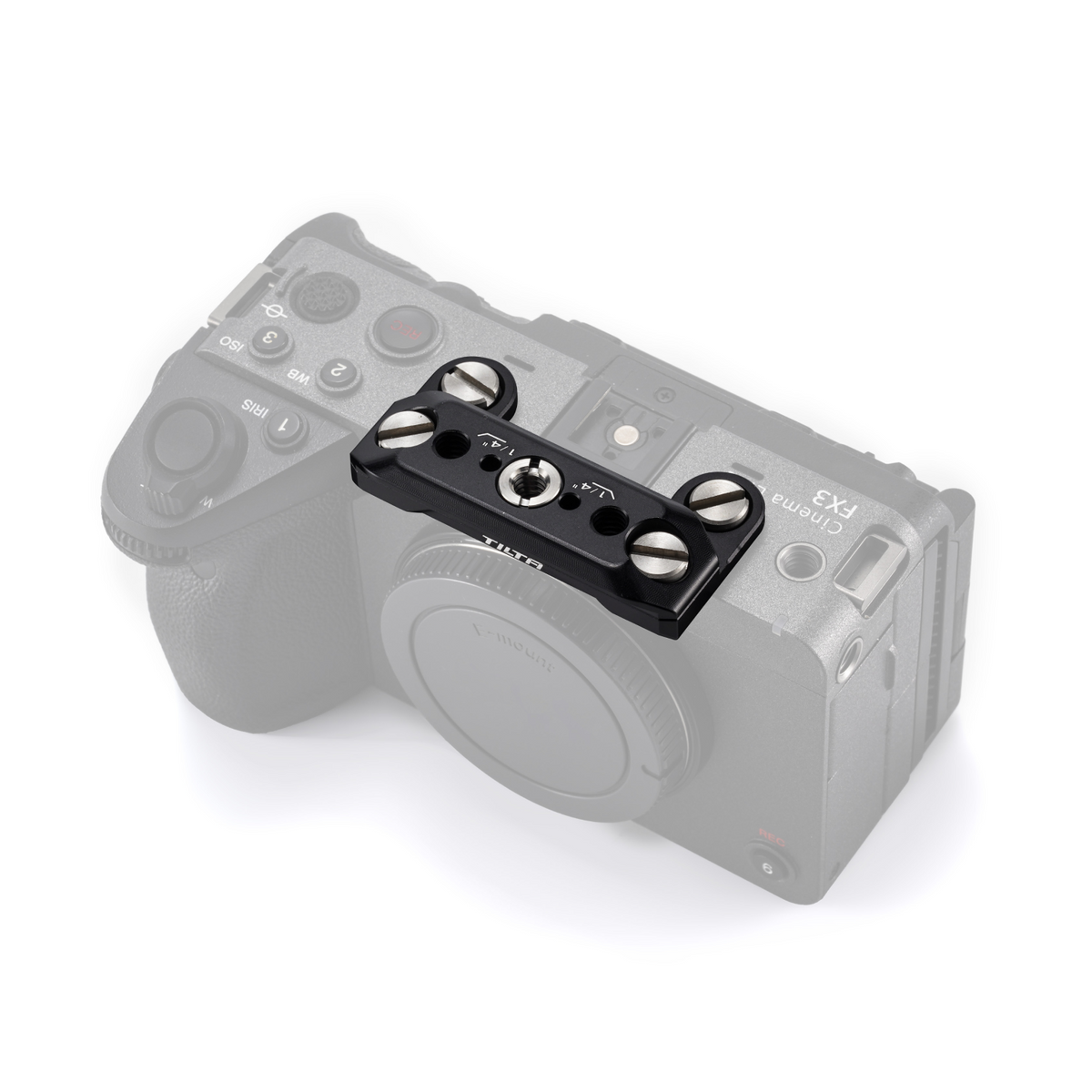 Hot Shoe Top Plate for Sony FX3/FX30 V2 – Black