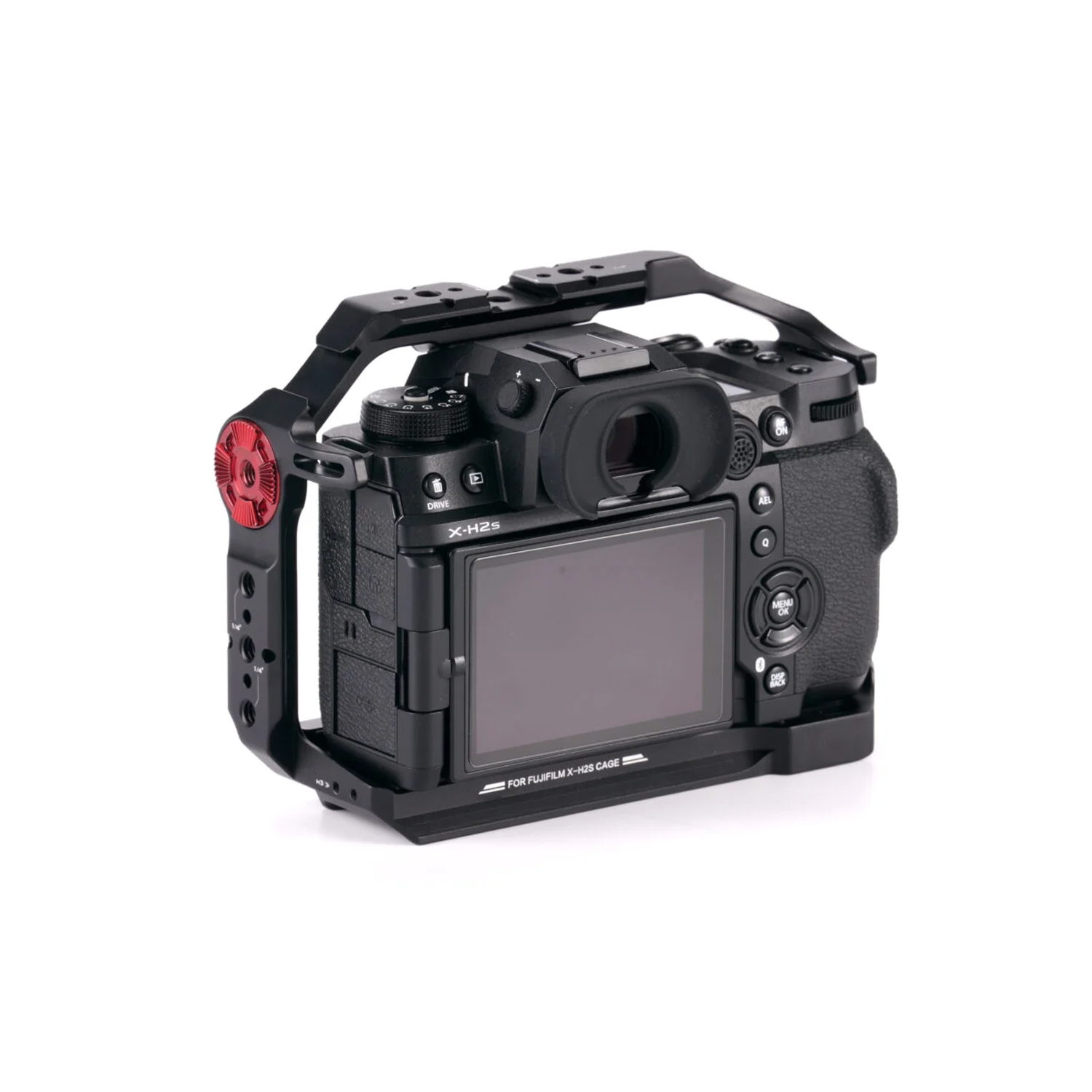 Jaula completa para cámara para Fujifilm X-H2S - Negro