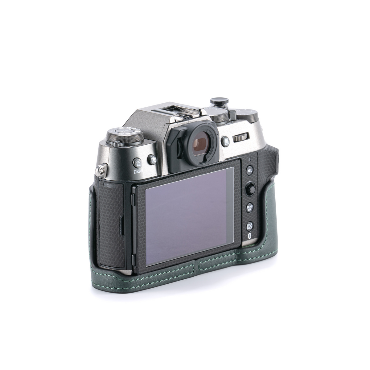 Leather Camera Case for Fujifilm X-T50 – Green