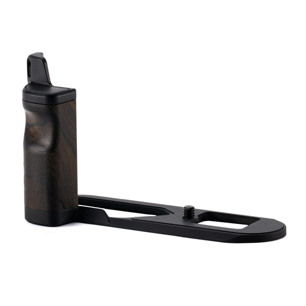 Mounting Baseplate with Wooden Grip for Leica Q3 Black