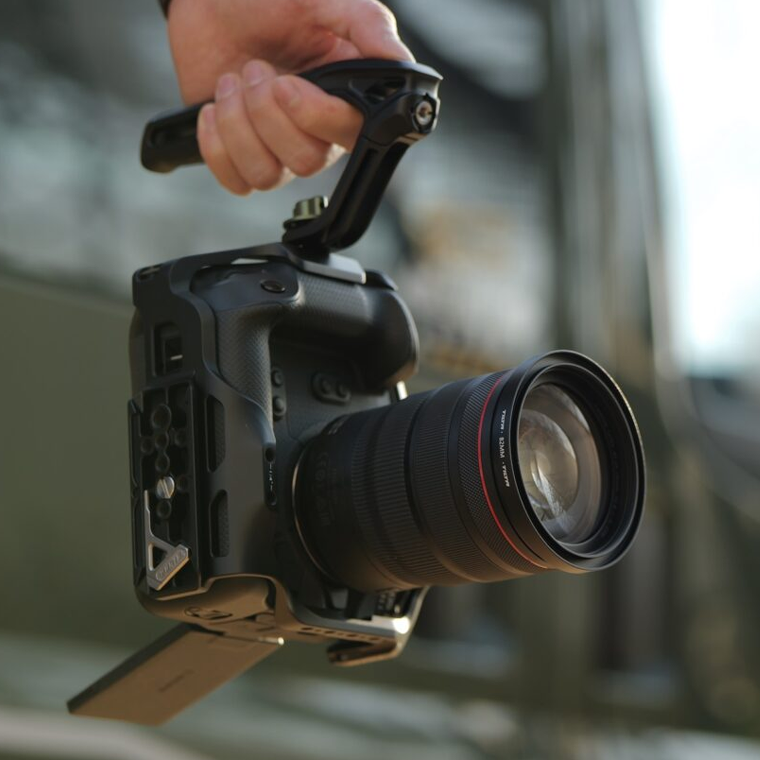 Pleine cage pour appareil photo Canon R1 – Noir