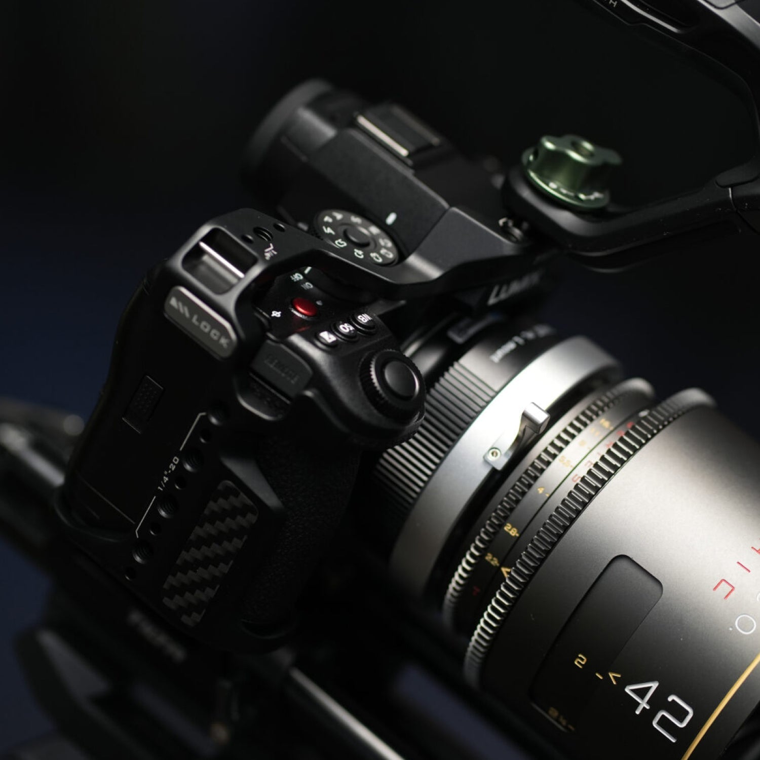Kamerakäfig für Panasonic S1R II Base Kit – Schwarz
