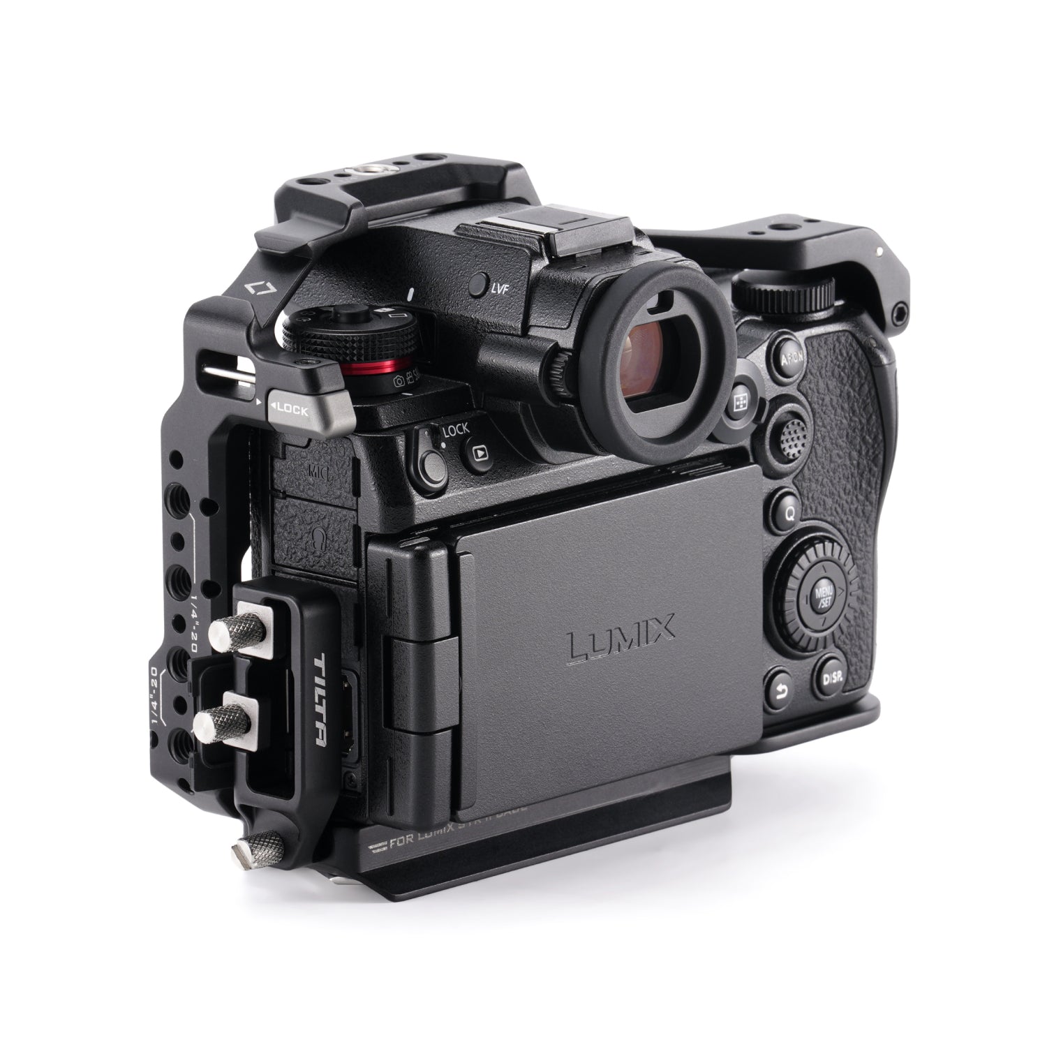 Voller Kamerakäfig für Panasonic S1R II - Schwarz