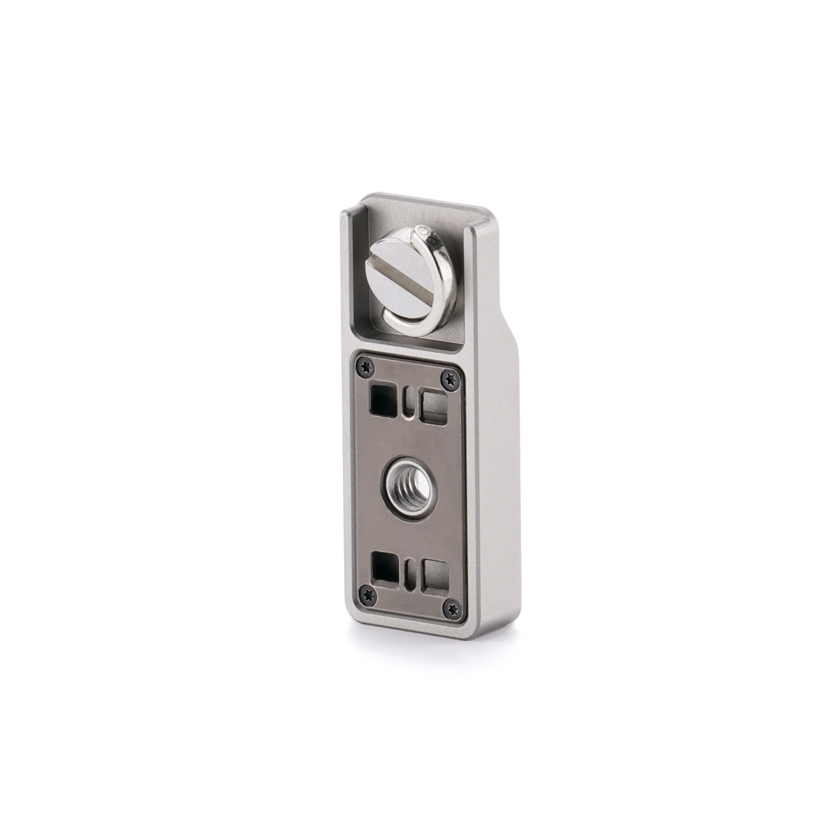Horizontal Mounting Plate for Insta360 X5 Camera Cage – Titanium Grey