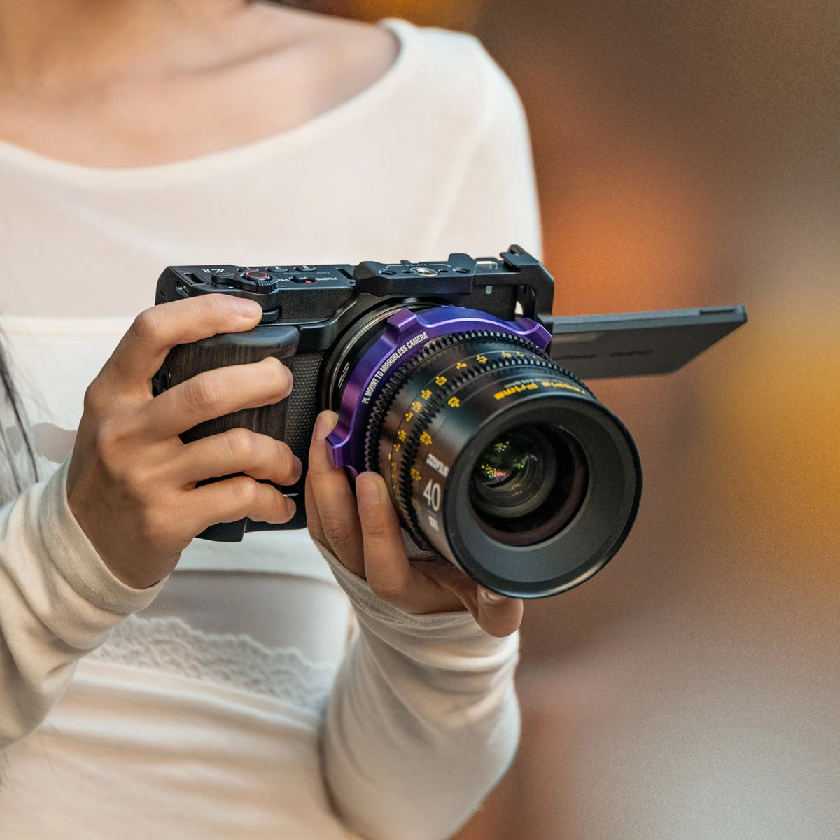 Jaula para Cámara para Kit Pro Nikon ZR – Negro