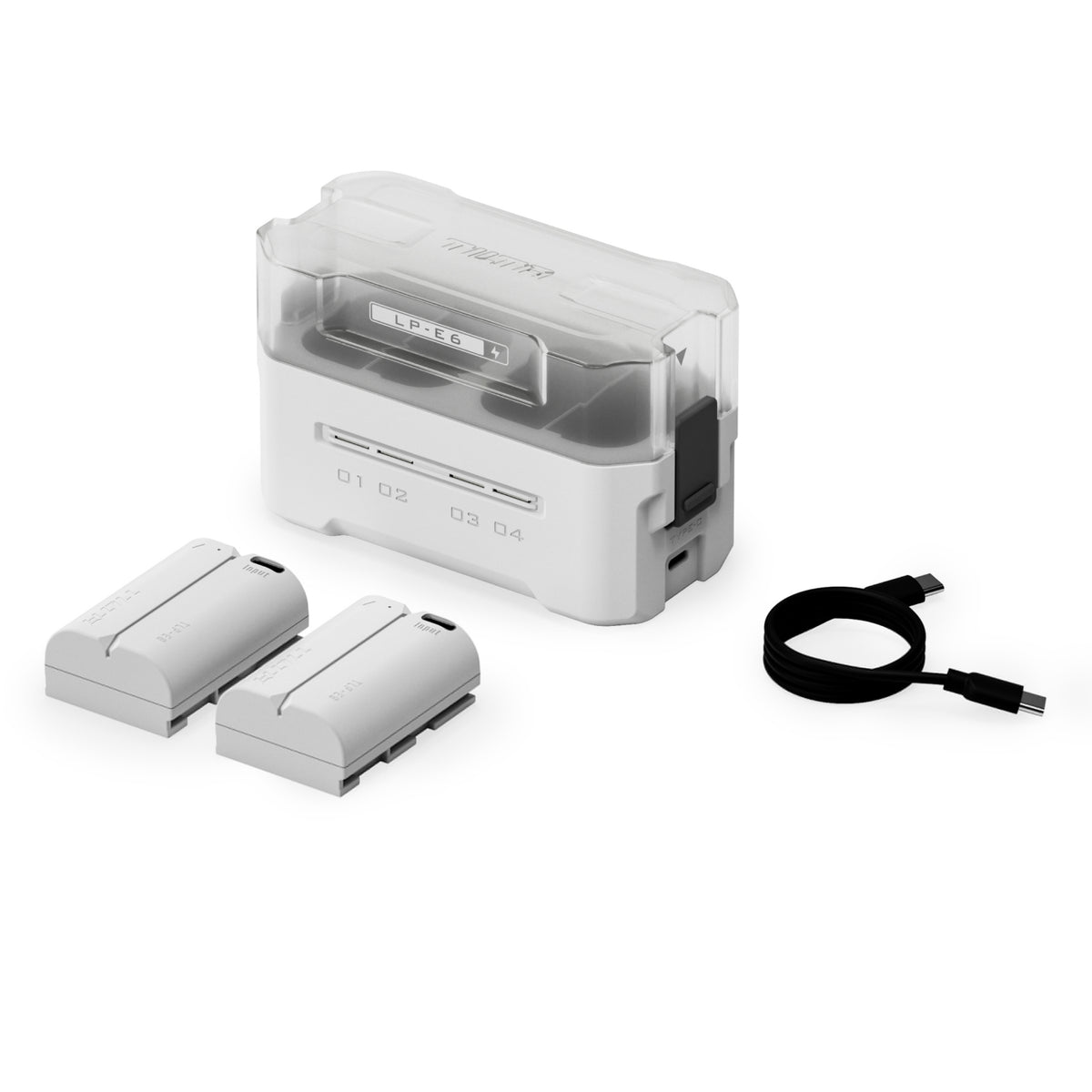 Tilta Tragbare Ladestation für Canon LP-E6 Akku (4-Kanal) – Grün