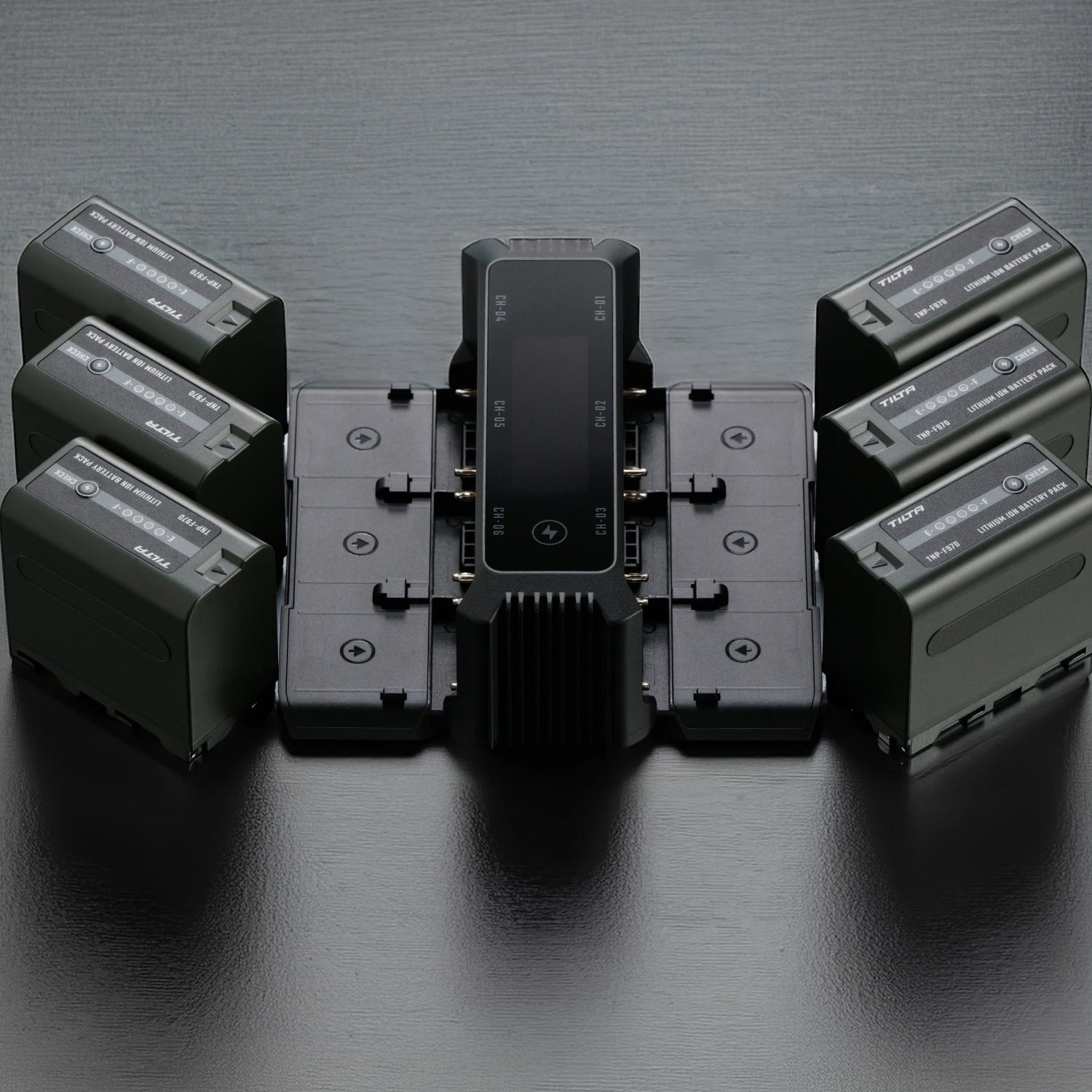 Foldable Charging Station for L-Series/NP-F Battery