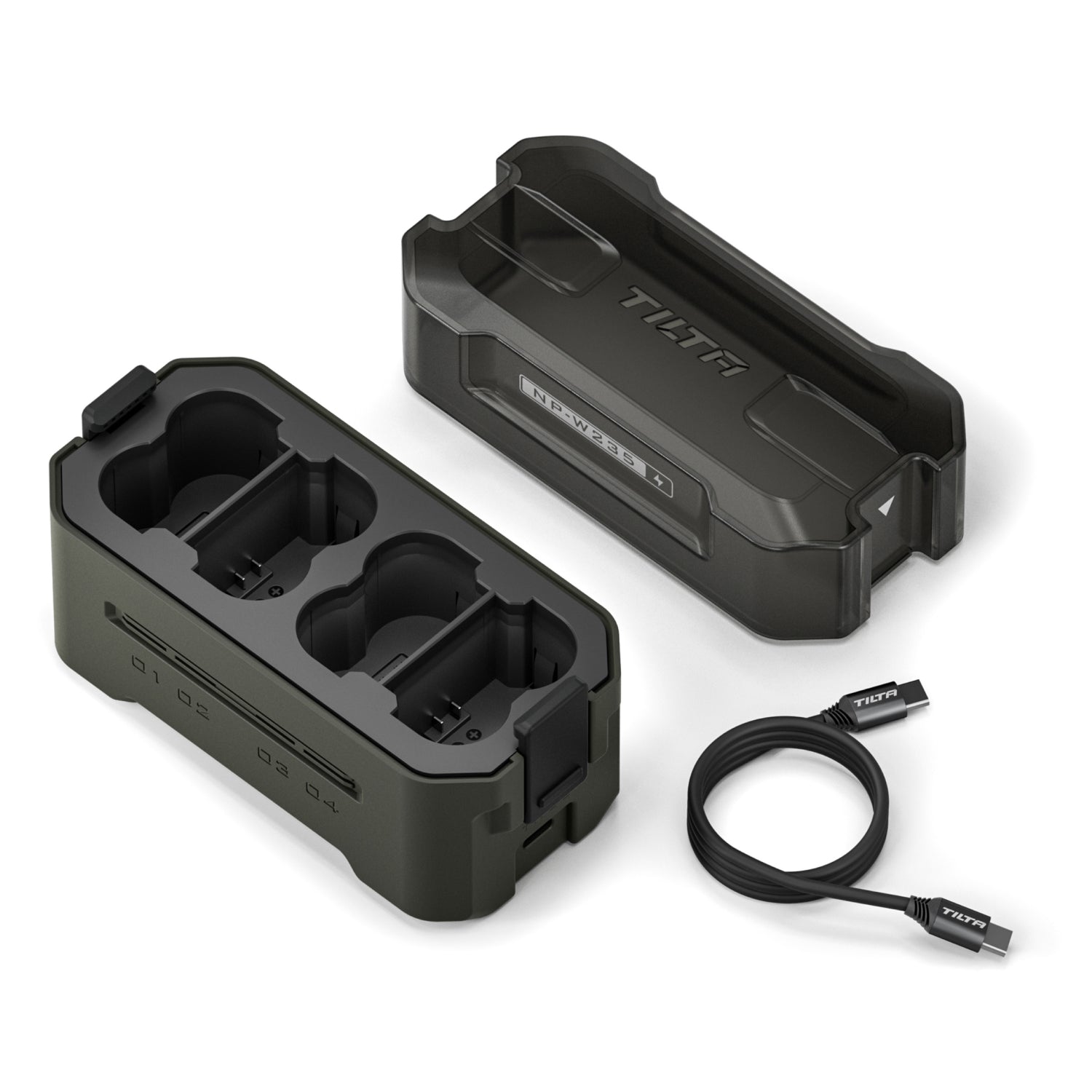 Tilta Portable Charging Station for NP-W235 (4 Channel) – Green