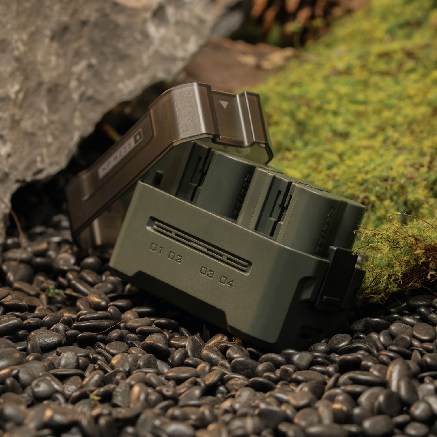 Tilta Portable Charging Station for NP-W235 (4 Channel) – Green