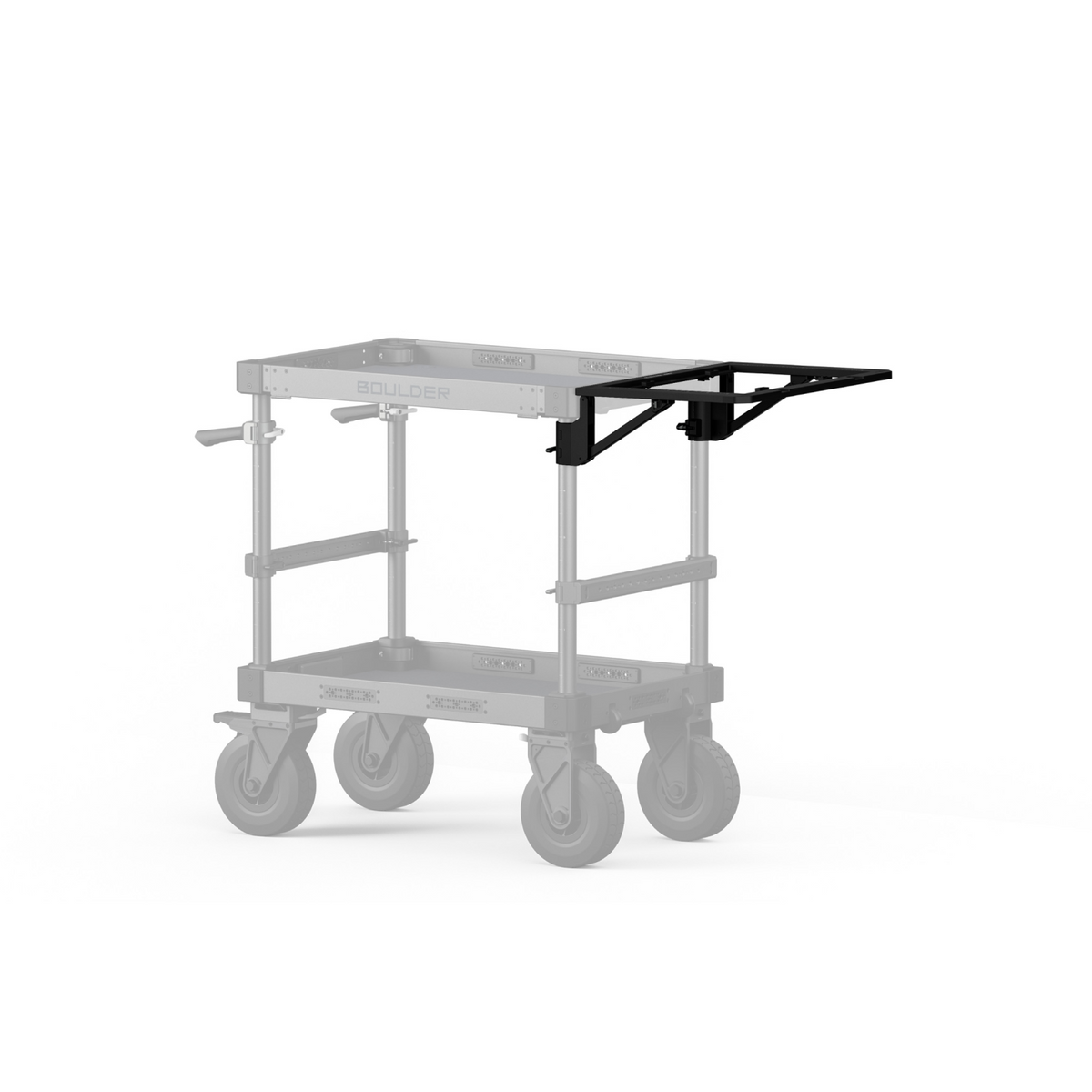 IGT Platten-Erweiterungsmodul-Kit für Boulder Camera Cart – Schwarz