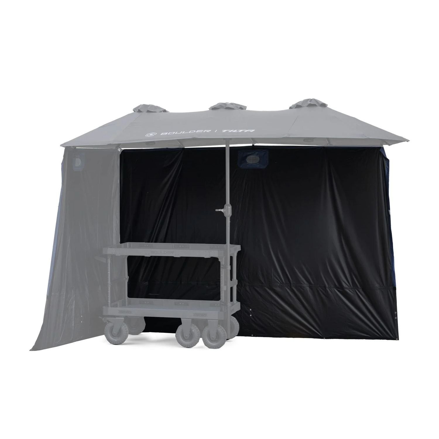 Sunshade for Boulder Camera Cart Extended Umbrella – Black
