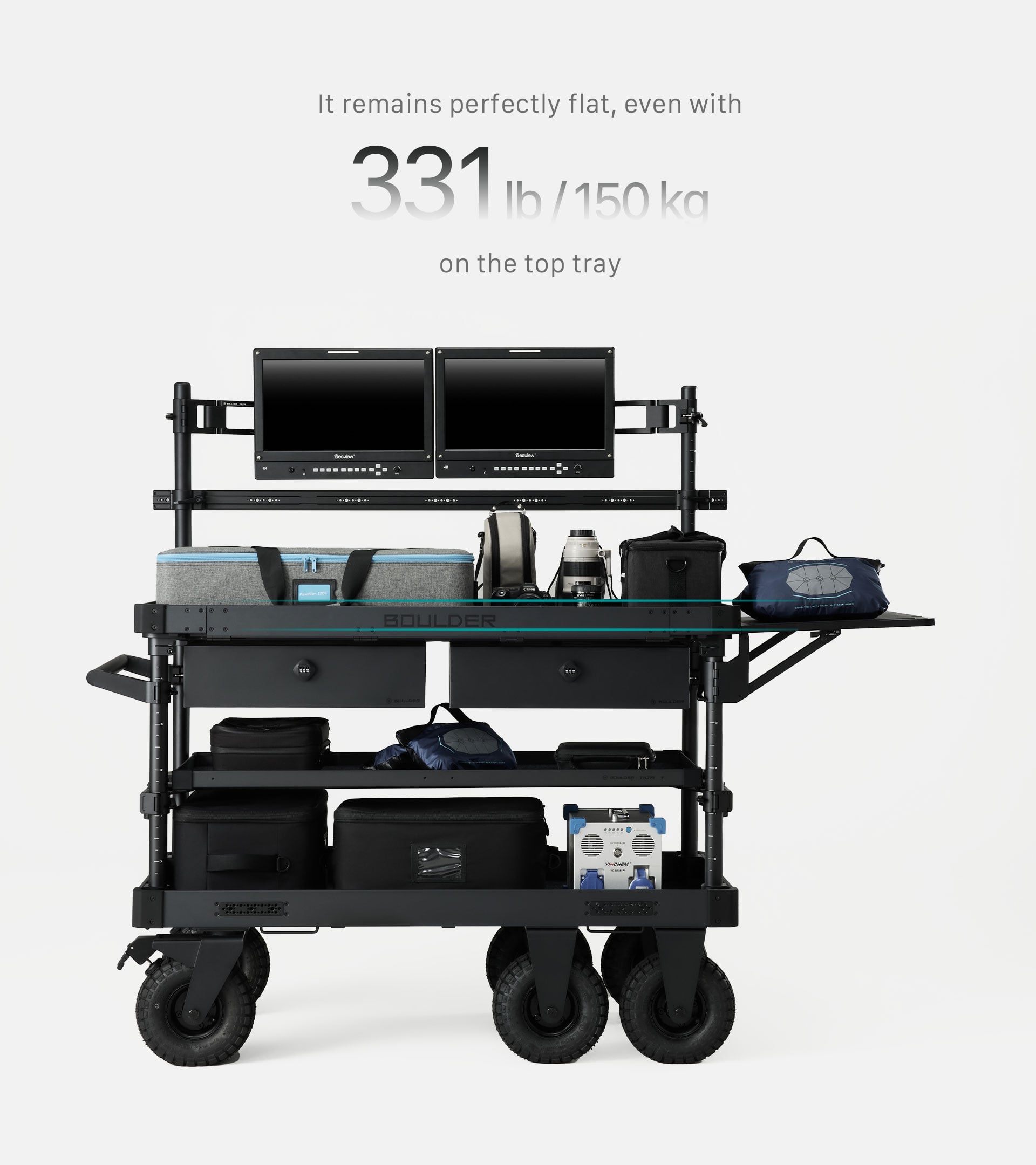 Tilta Boulder Camera Cart XL - Black feature 5