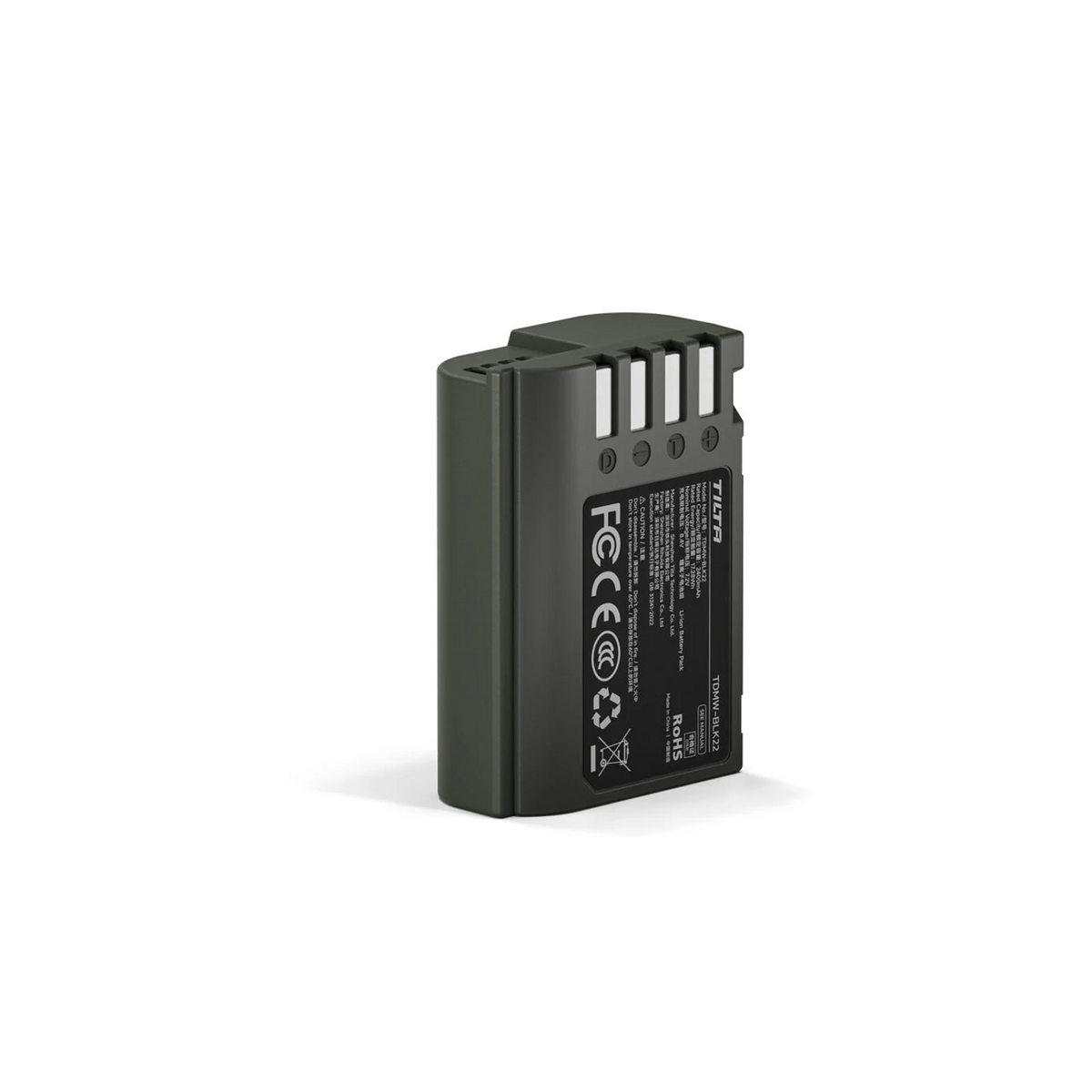 Batería Tilta DMW-BLK22 con entrada USB-C (2400mAh) para cámaras Panasonic – Verde