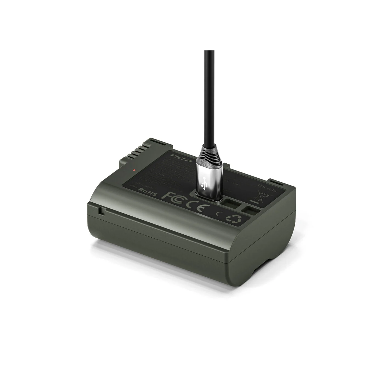 Batería Tilta EN-EL15C con entrada USB-C (2400mAh) para cámaras Nikon – Verde