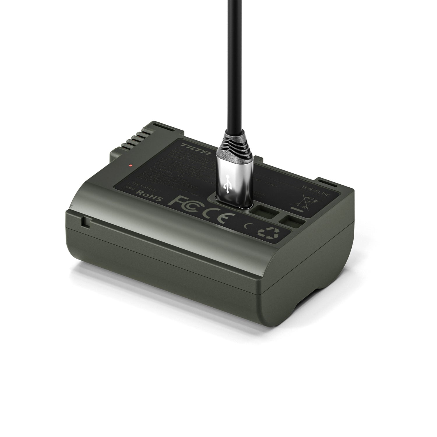 Tilta EN-EL15C Akku mit USB-C-Eingang (2400mAh) für Nikon Kameras – Grün