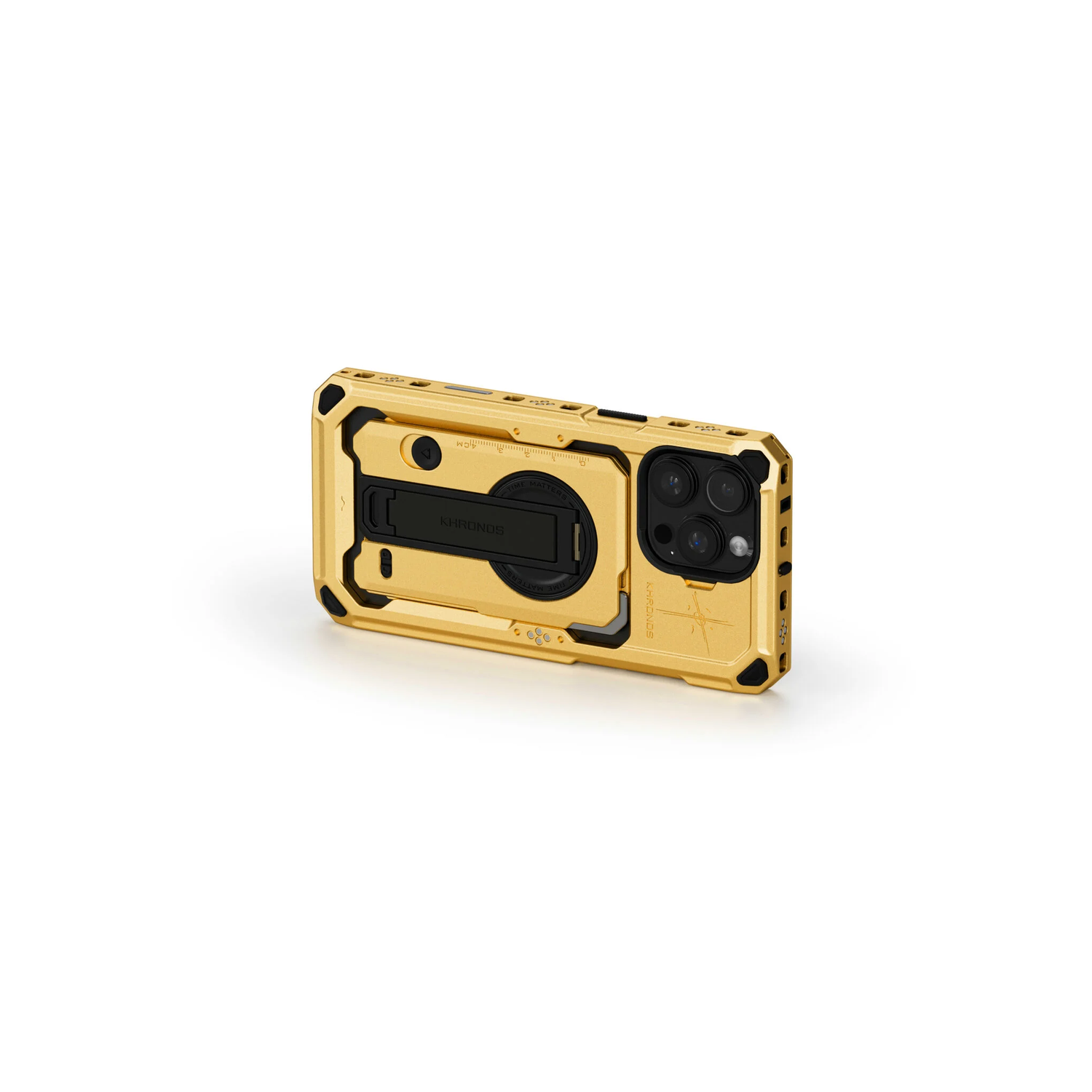 Khronos x On the Roam iPhone 16 Pro/Pro Max Case – Gold