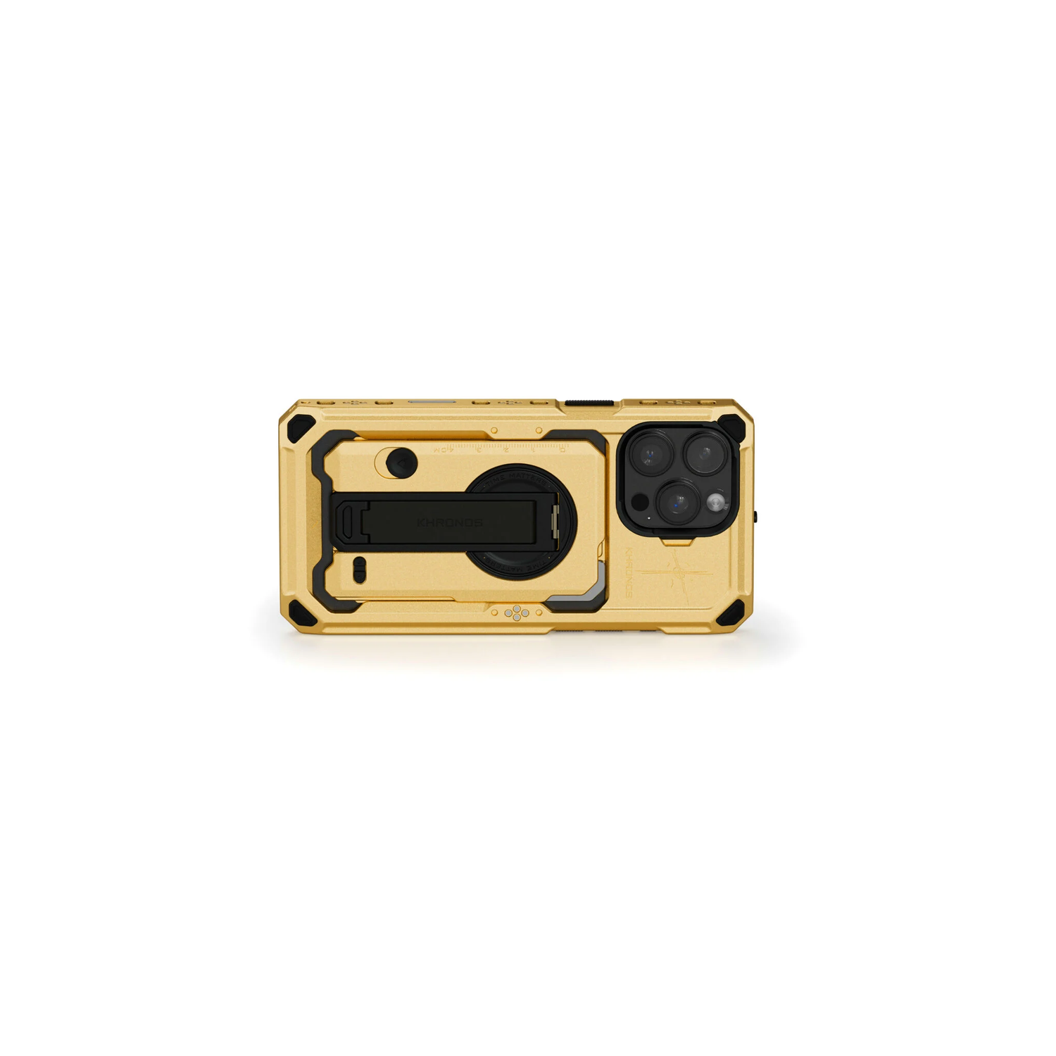 Khronos x On the Roam iPhone 16 Pro/Pro Max Case – Gold
