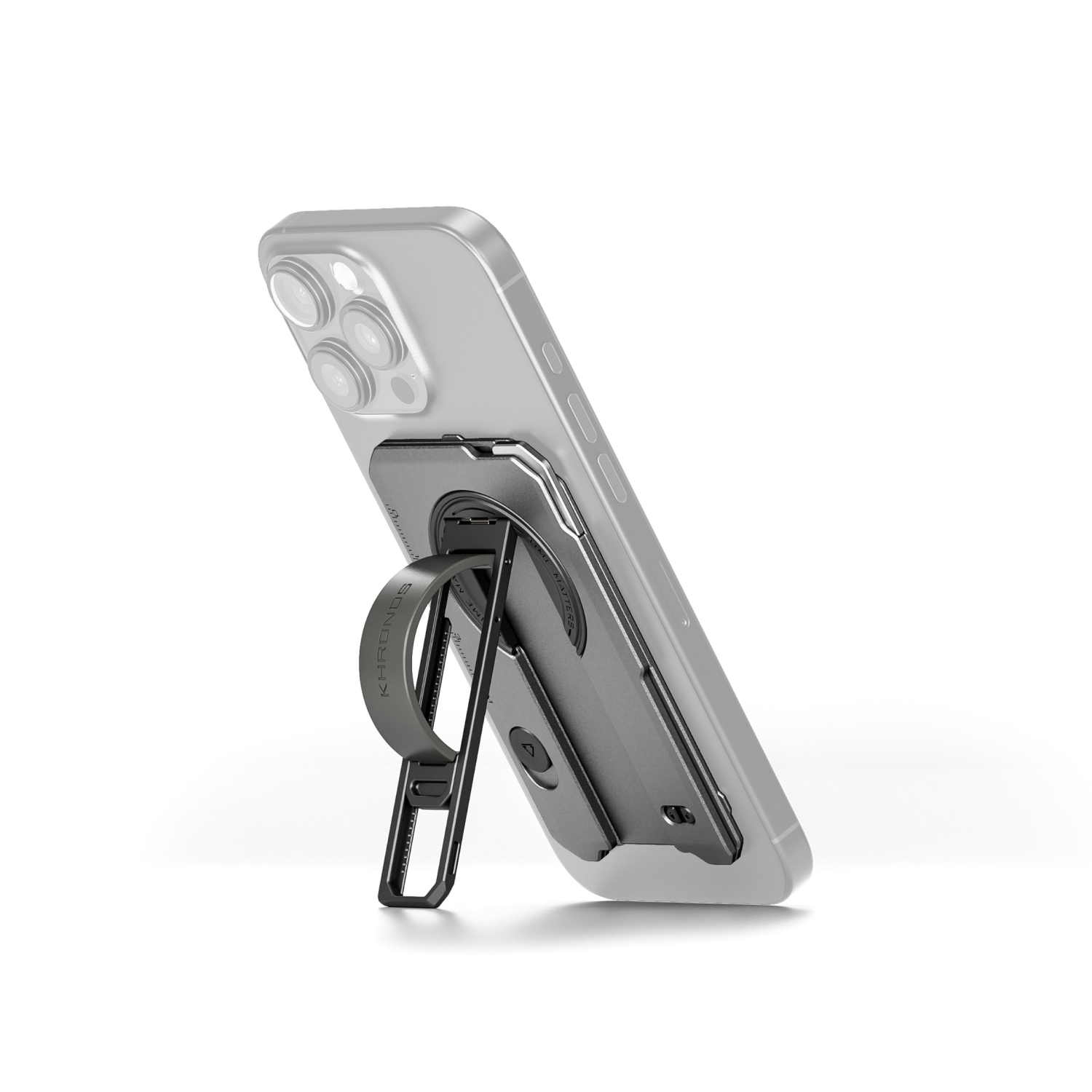 Plaque arrière magnétique multifonction Khronos pour iPhone 16 Pro/Pro Max