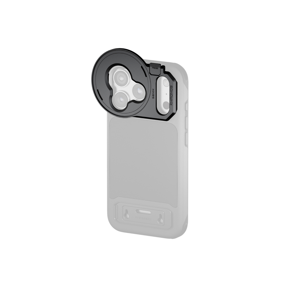 Support de filtre 58 mm Khronos pour iPhone 17 Pro/Pro Max