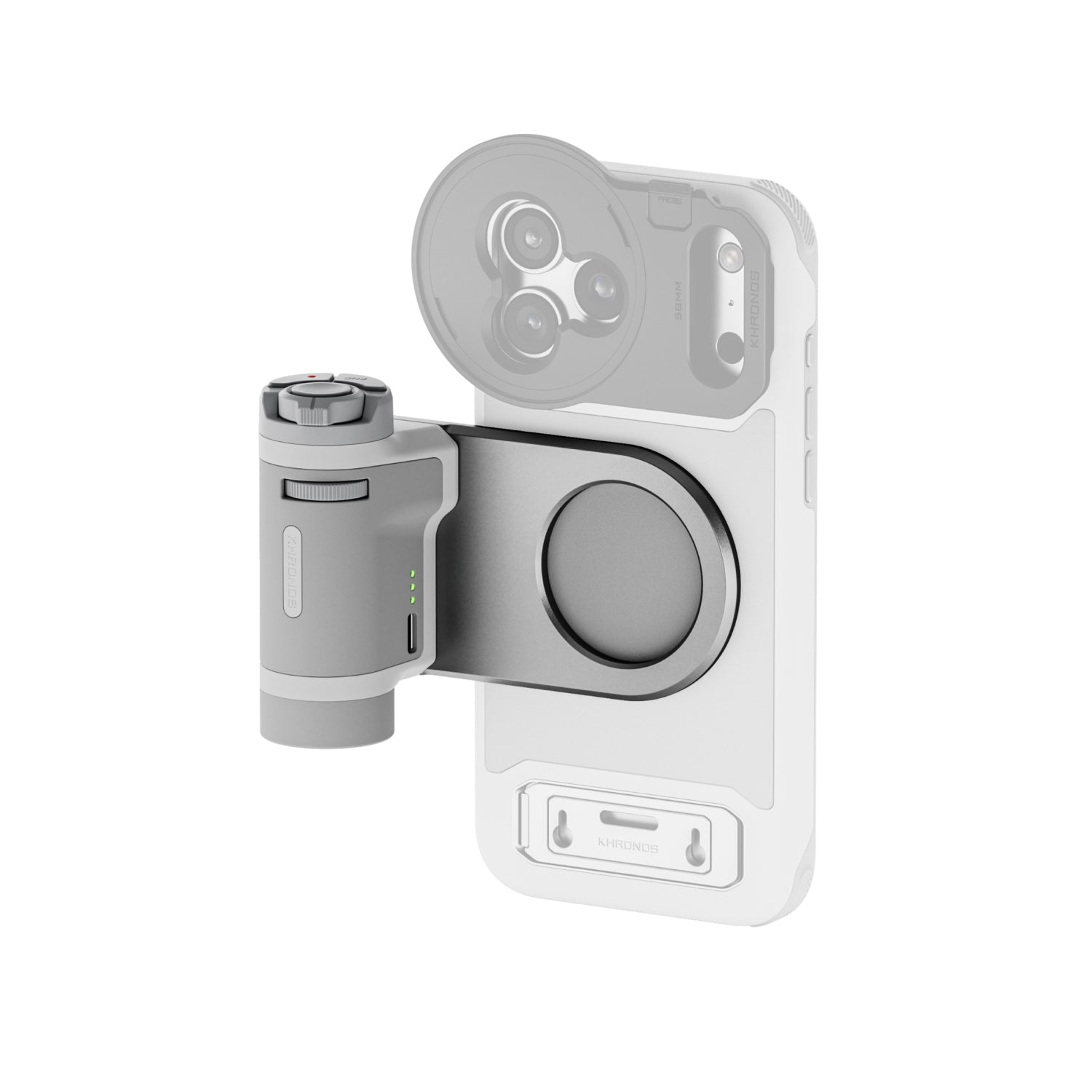 Khronos Lite Steuergriff mit magnetischer Halterung für iPhone