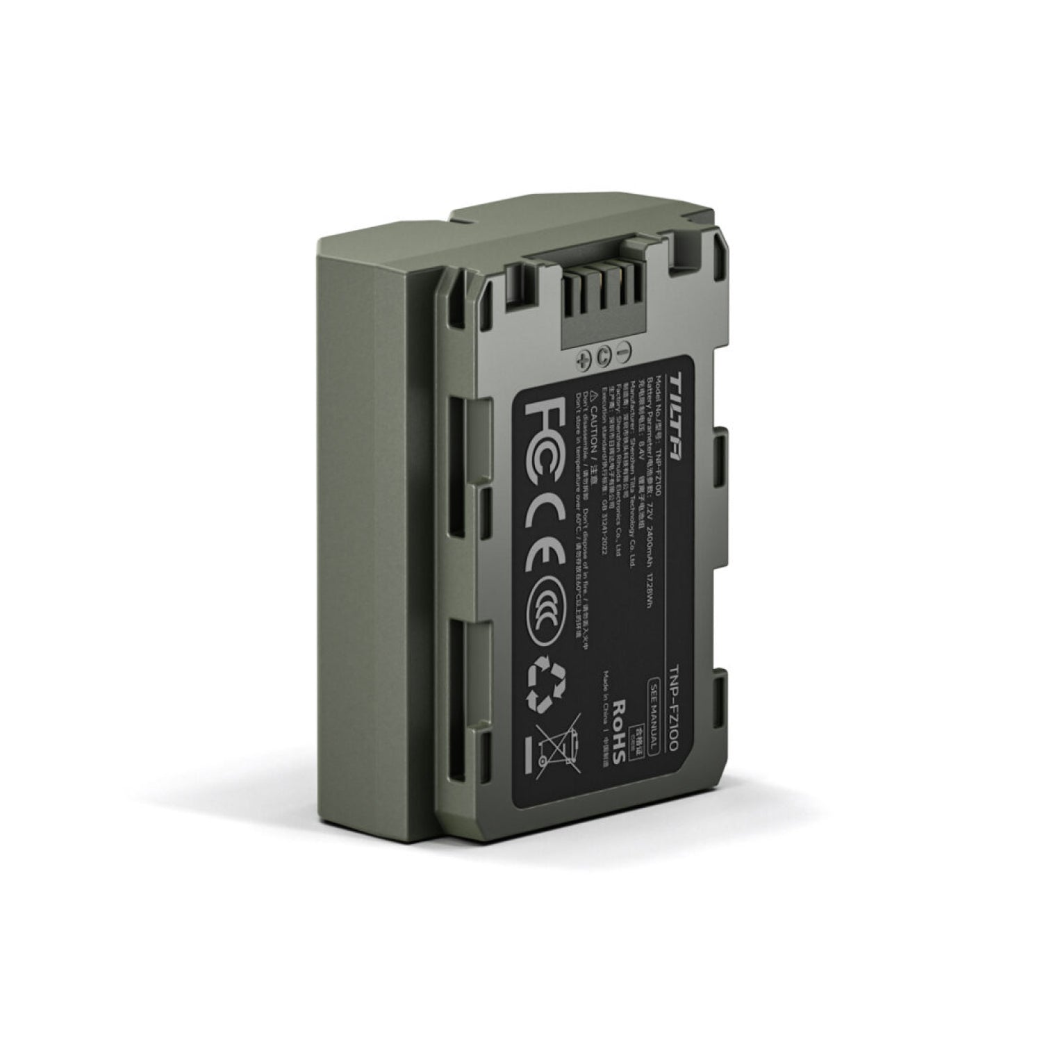 Batterie Tilta NP-FZ100 avec entrée USB-C (2400 mAh)