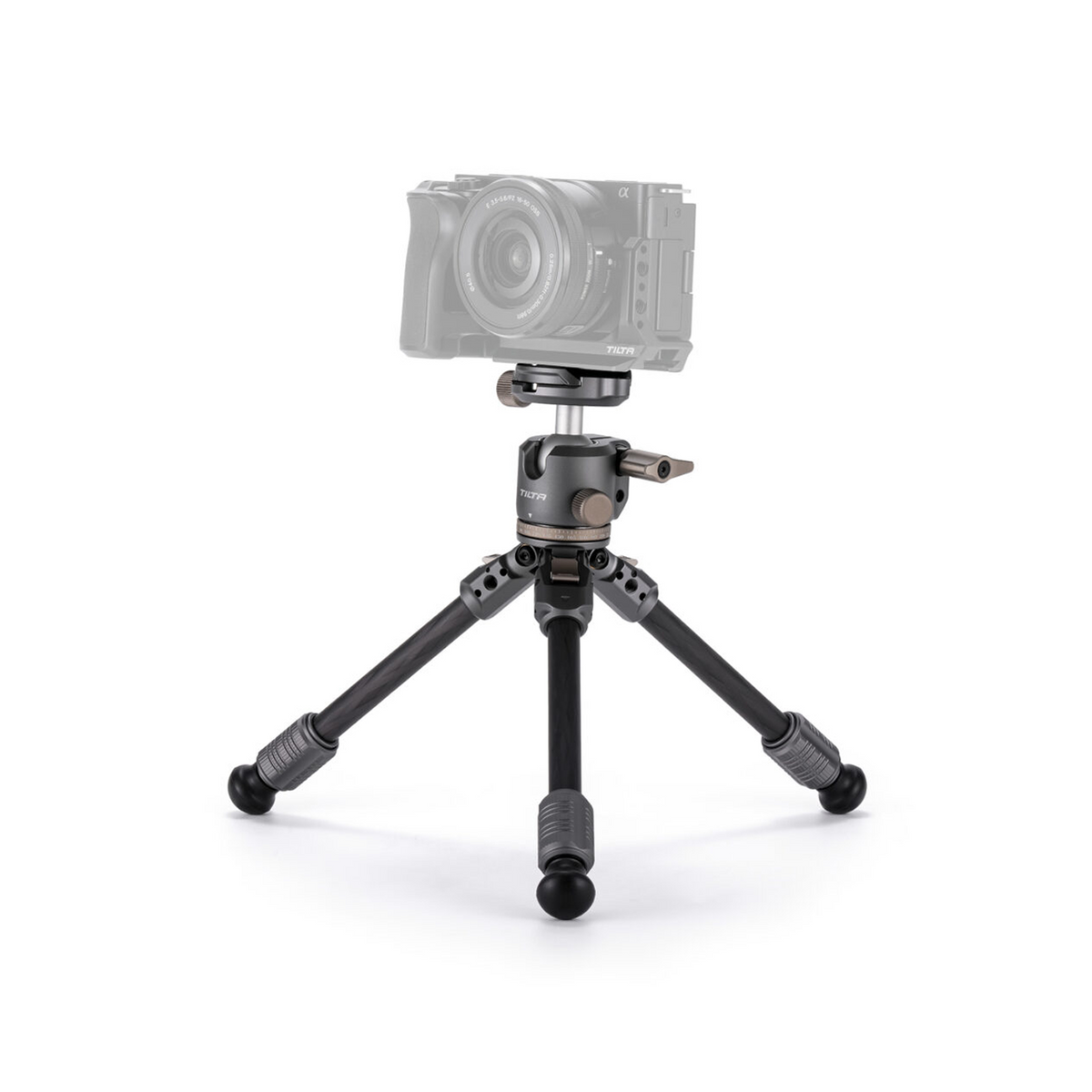 Tilta BT03 Tabletop Ball Head with 1-Stage Carbon Fiber Tripod Legs (3KG)