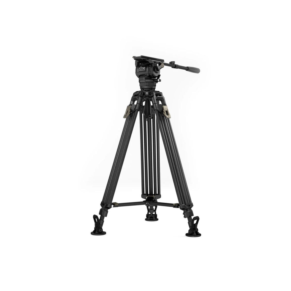 Tilta CT12 75mm Cine Fluid Head with 2-Stage One Touch Carbon Fiber Tripod Legs (12KG)