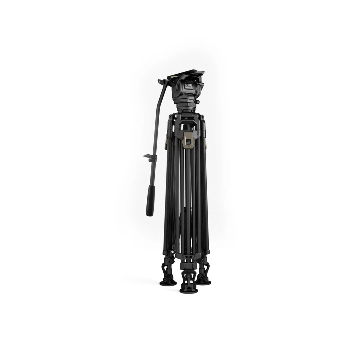 Tilta CT12 75mm Cine Fluid Head with 2-Stage One Touch Carbon Fiber Tripod Legs (12KG)