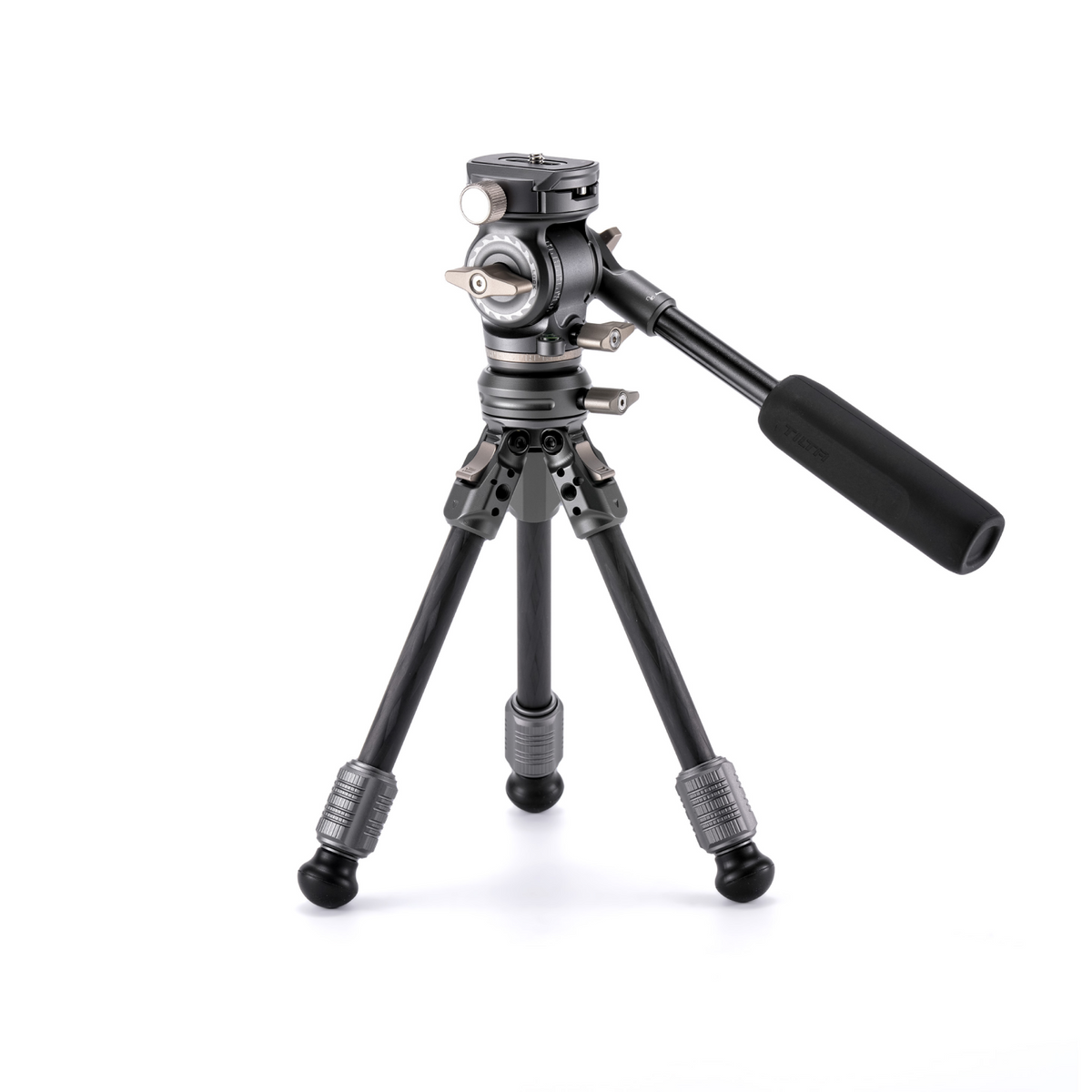 Tilta Tabletop Video Fluid Head with 1-Stage Carbon Fiber Tripod Legs (3KG)