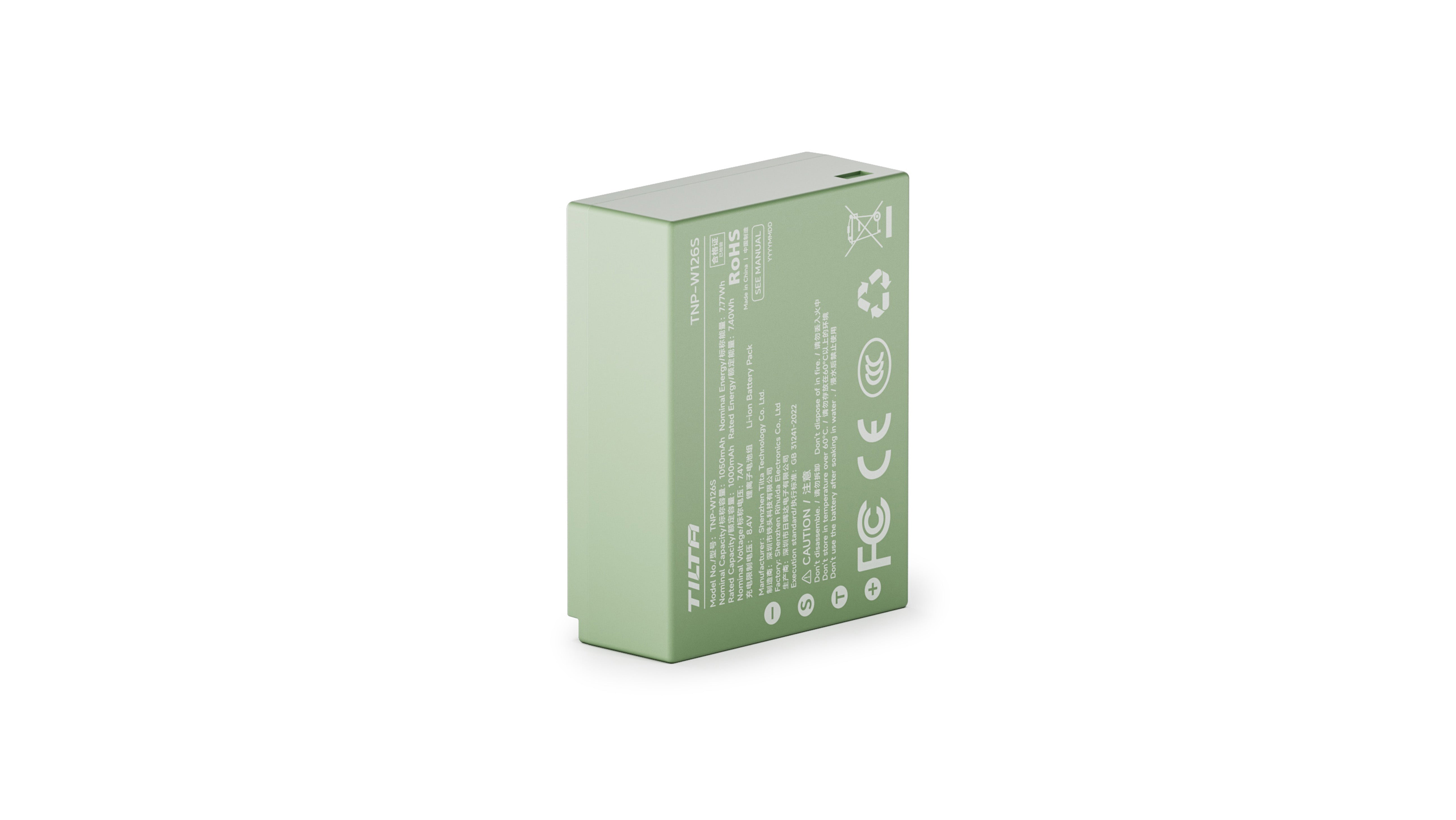 Tilta NP-W126S Akku mit USB-C Eingang (1050mAh)