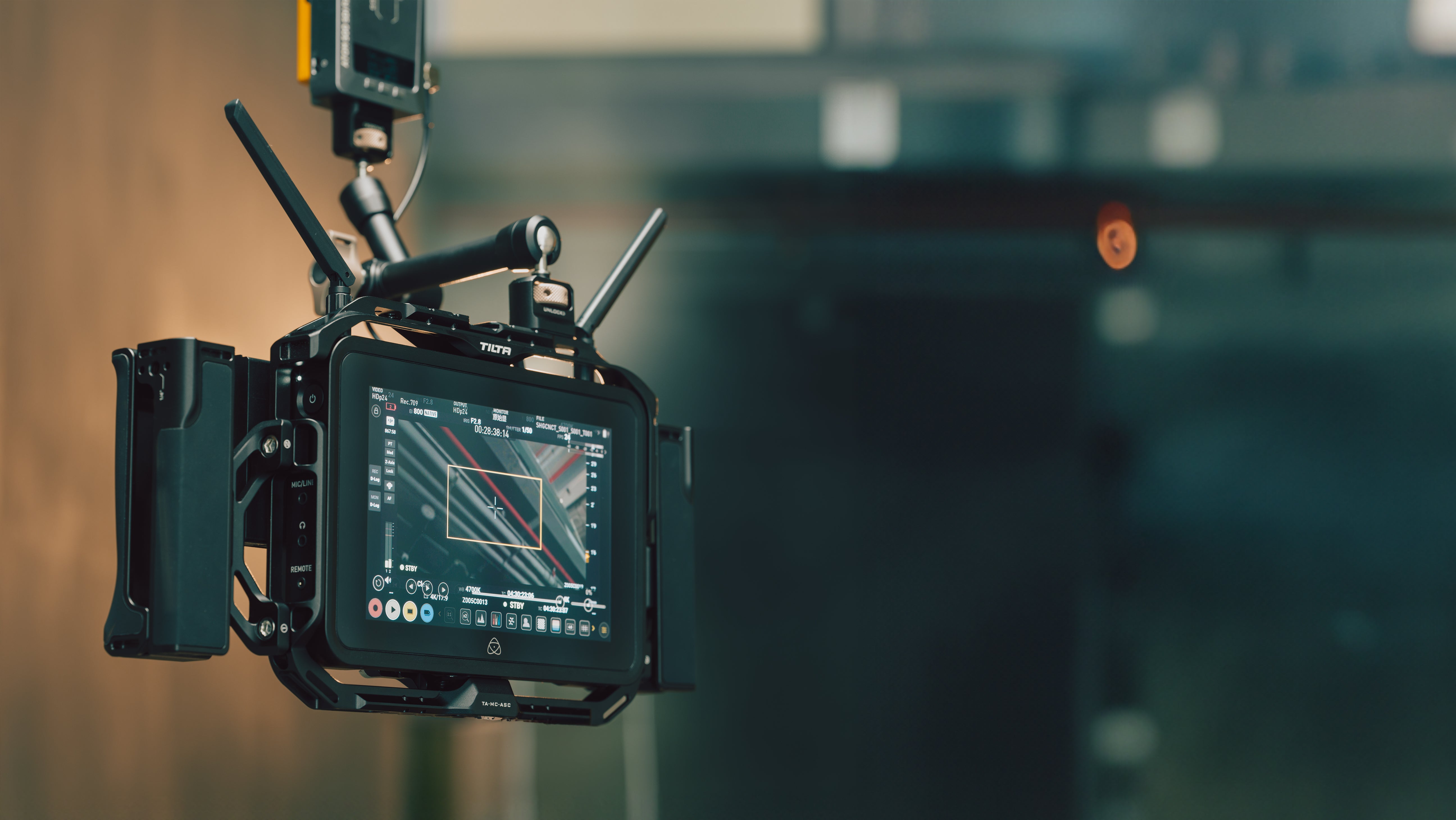 Jaula para monitor Atomos Shogun Connect portátil – Negro