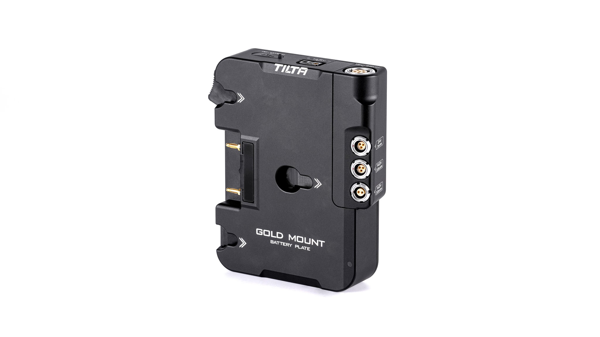 #battery plate_gold mount