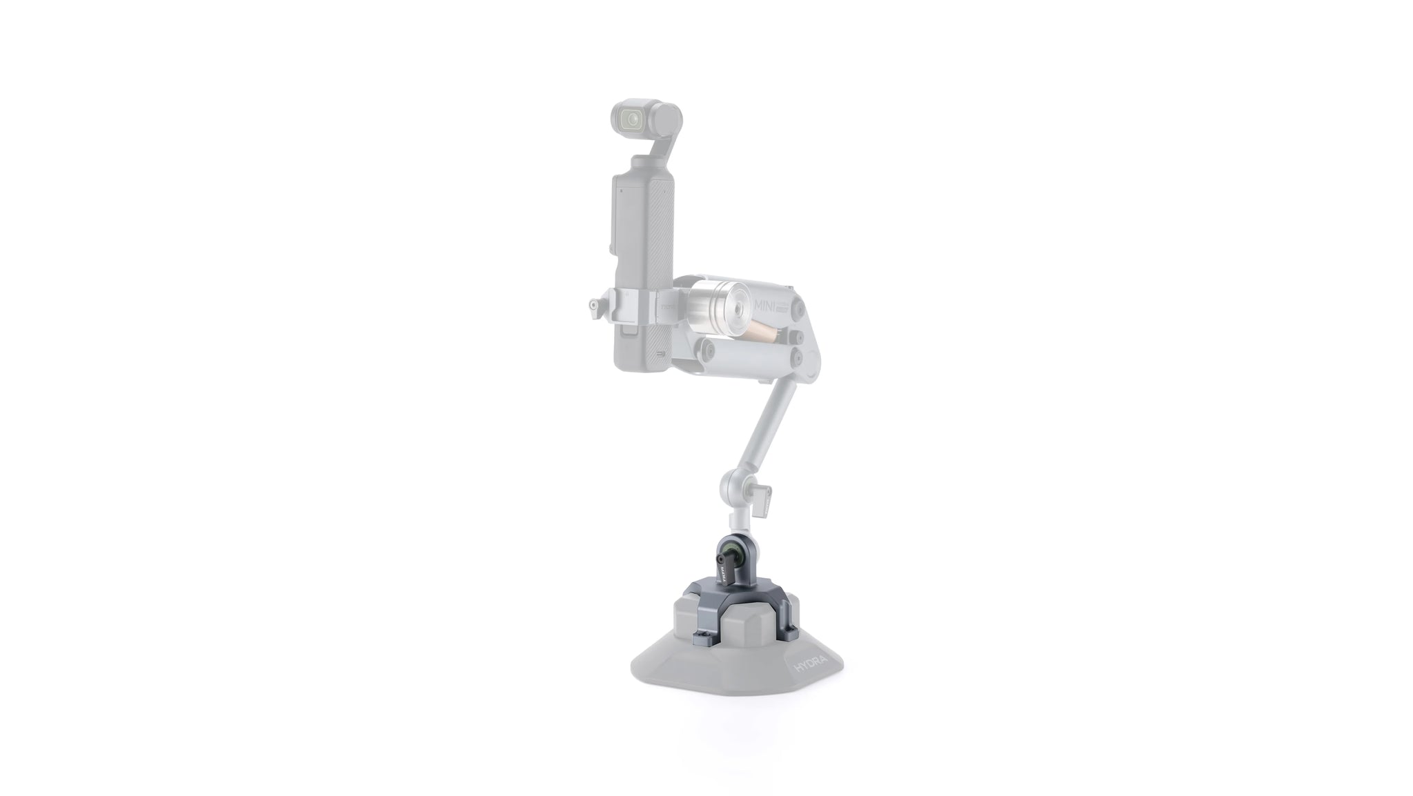 Rosette Mounting Bracket for Electronic Suction Cup (4.5″) – Titanium Grey